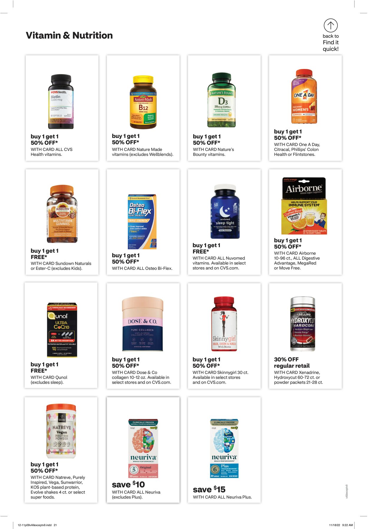 CVS Pharmacy Weekly Ad Circular - valid 12/11-12/18/2022 (Page 9)