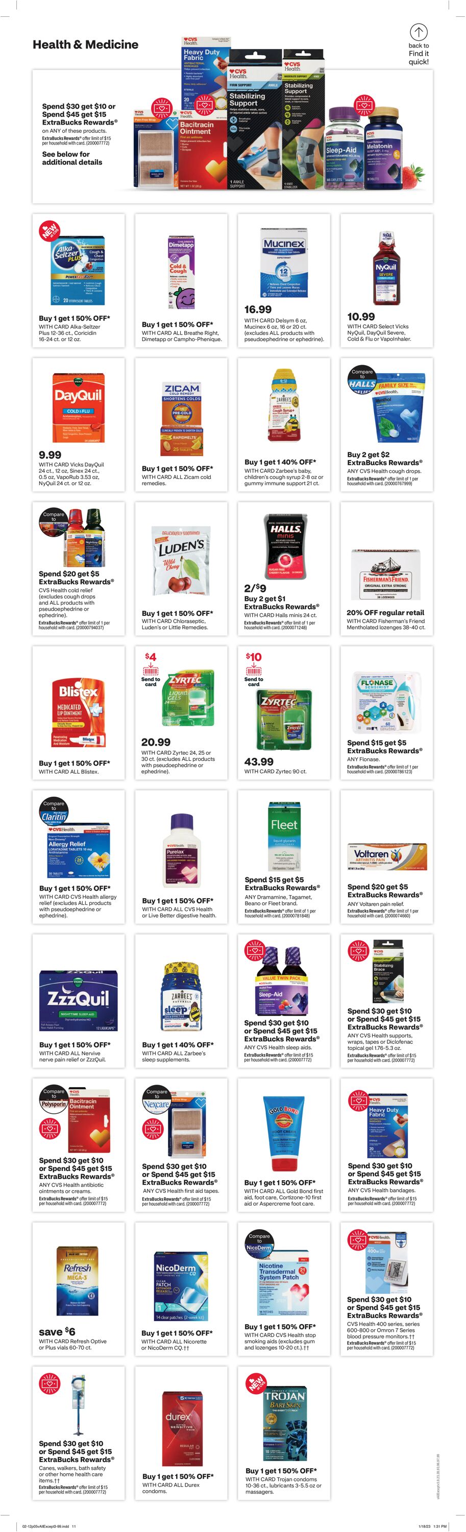 CVS Pharmacy Weekly Ad Circular - valid 02/12-02/19/2023 (Page 5)