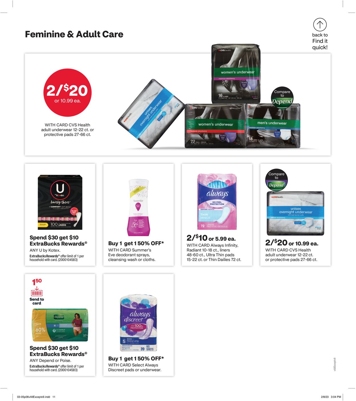 CVS Pharmacy Weekly Ad Circular - valid 03/05-03/12/2023 (Page 8)