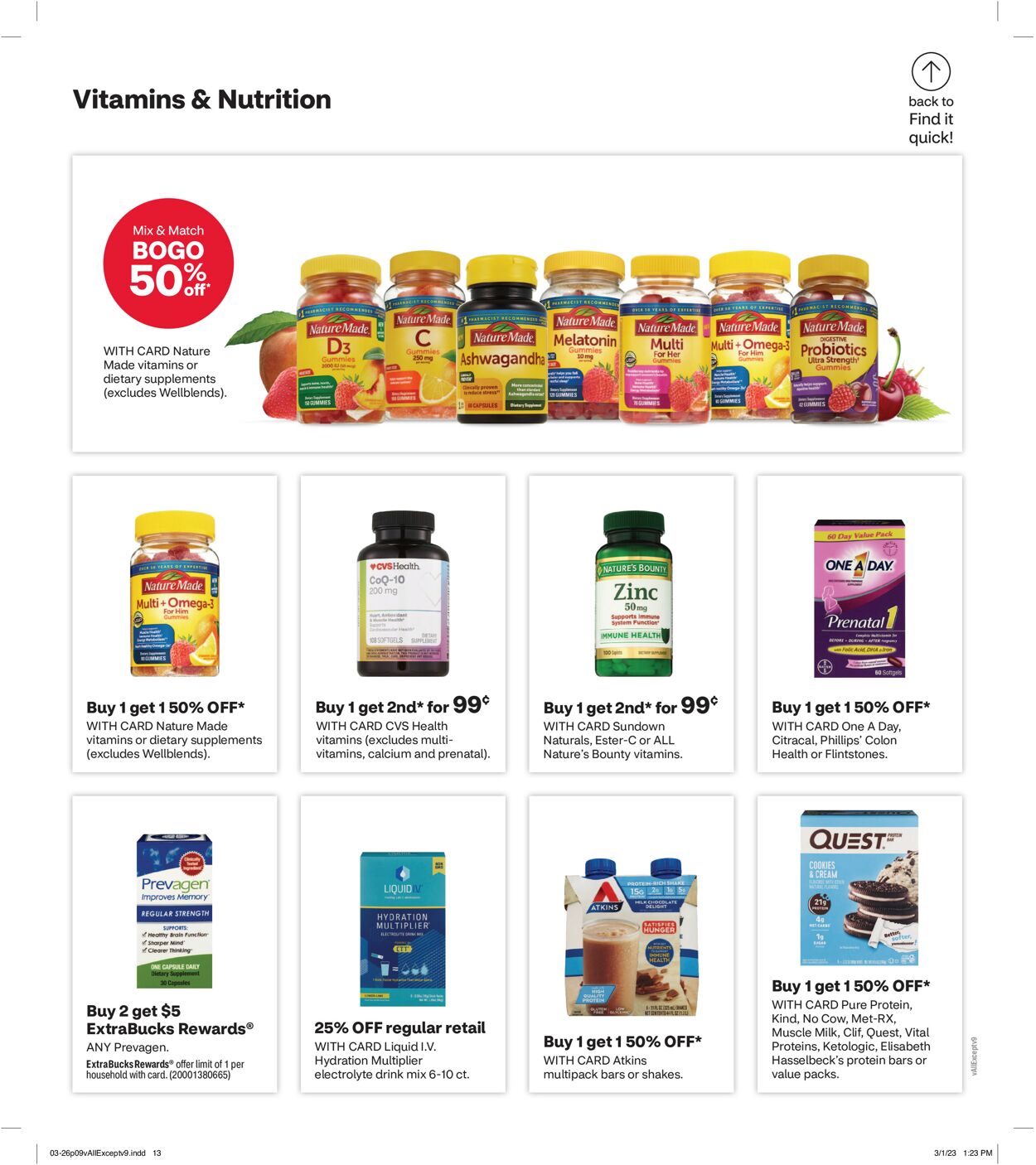 CVS Pharmacy Weekly Ad Circular - valid 03/26-04/02/2023 (Page 11)