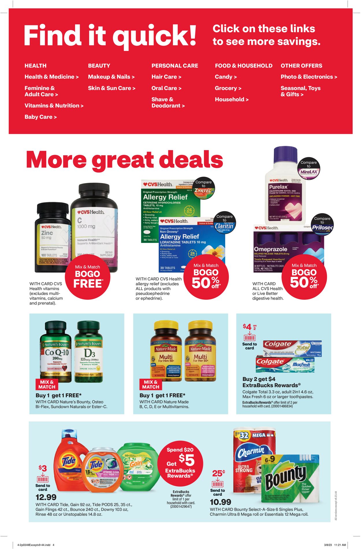 CVS Pharmacy Weekly Ad Circular - valid 04/02-04/09/2023 (Page 4)