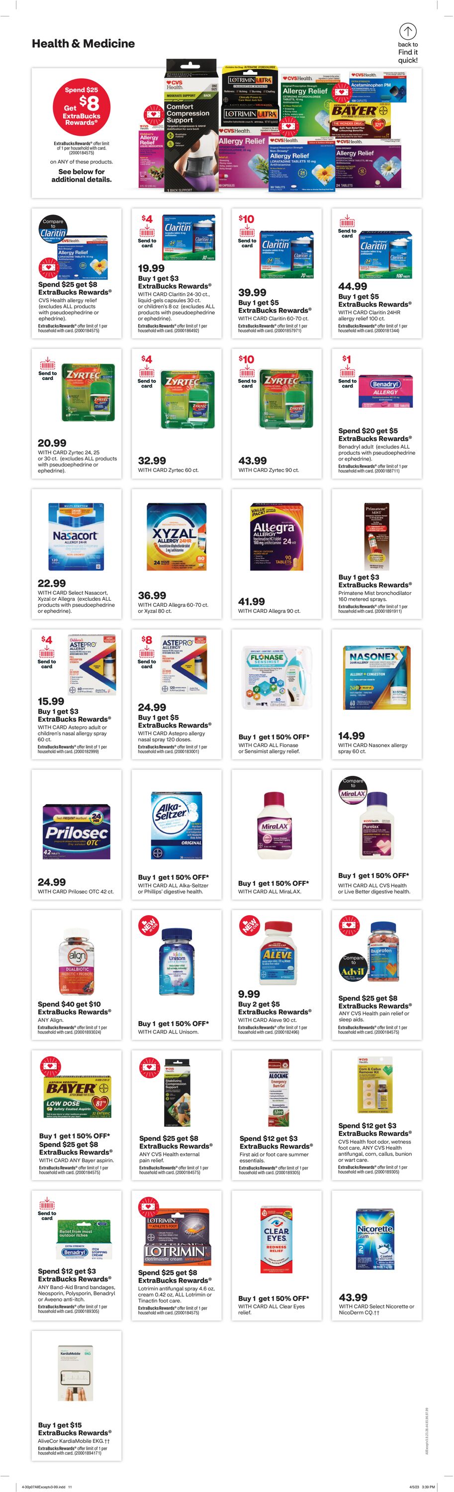 CVS Pharmacy Weekly Ad Circular - valid 04/30-05/07/2023 (Page 7)
