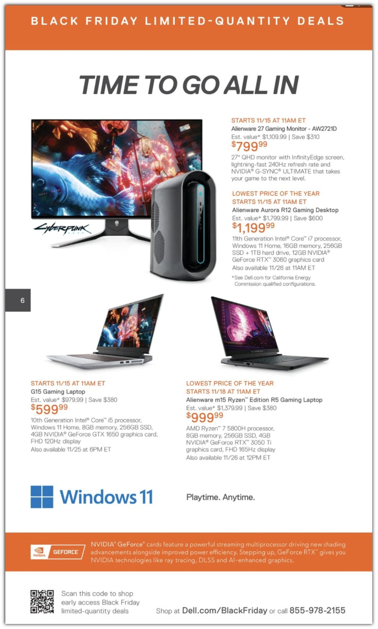 Dell CYBER MONDAY 2021 Weekly Ad Circular - valid 11/15-11/29/2021 (Page 6)