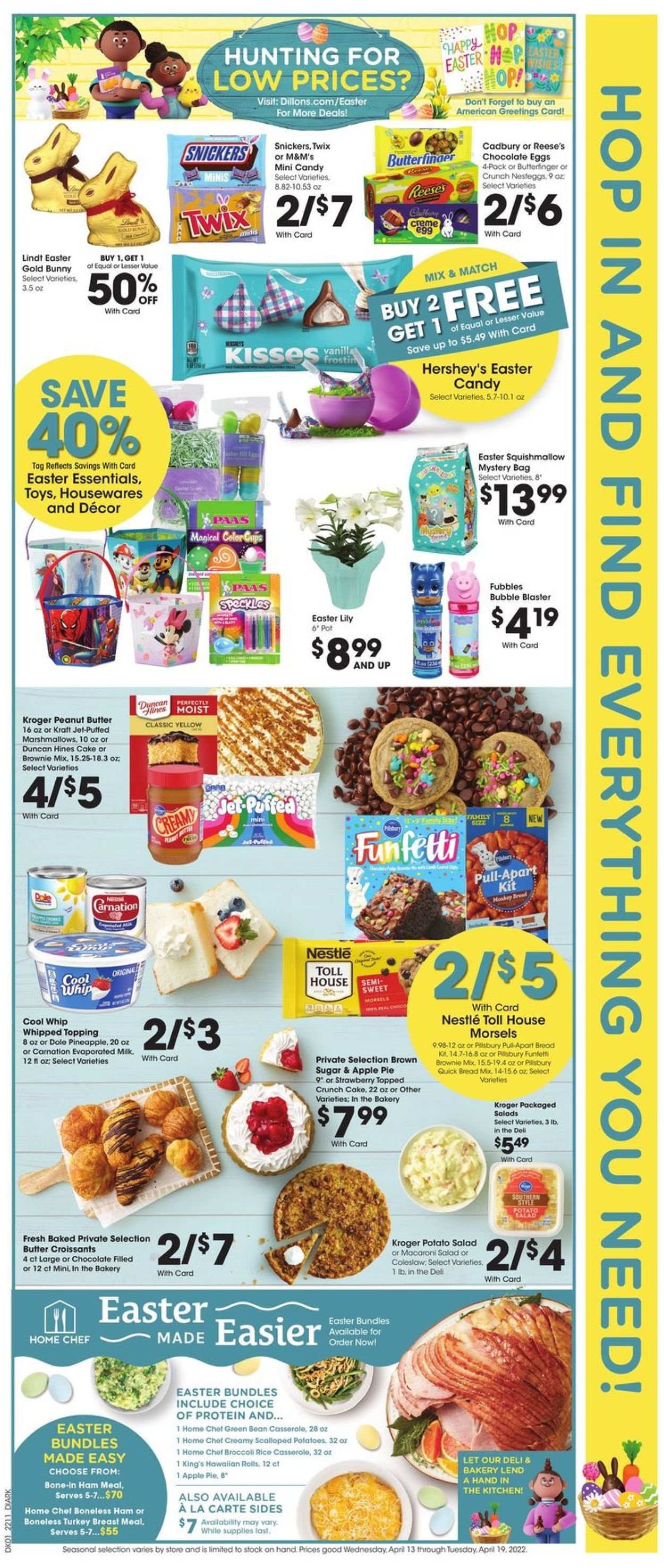 Dillons EASTER AD 2022 Weekly Ad Circular - valid 04/13-04/19/2022 (Page 2)