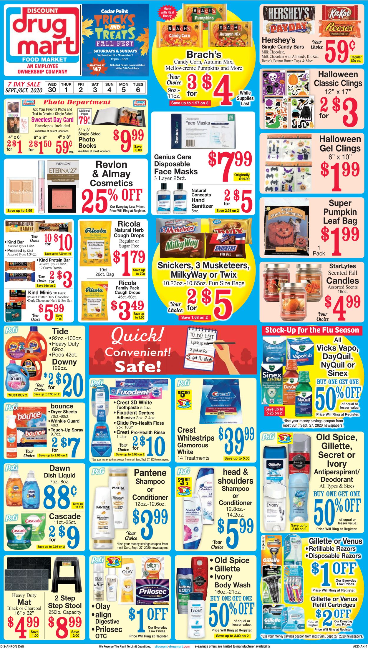Discount Drug Mart Weekly Ad Circular - valid 09/30-10/06/2020