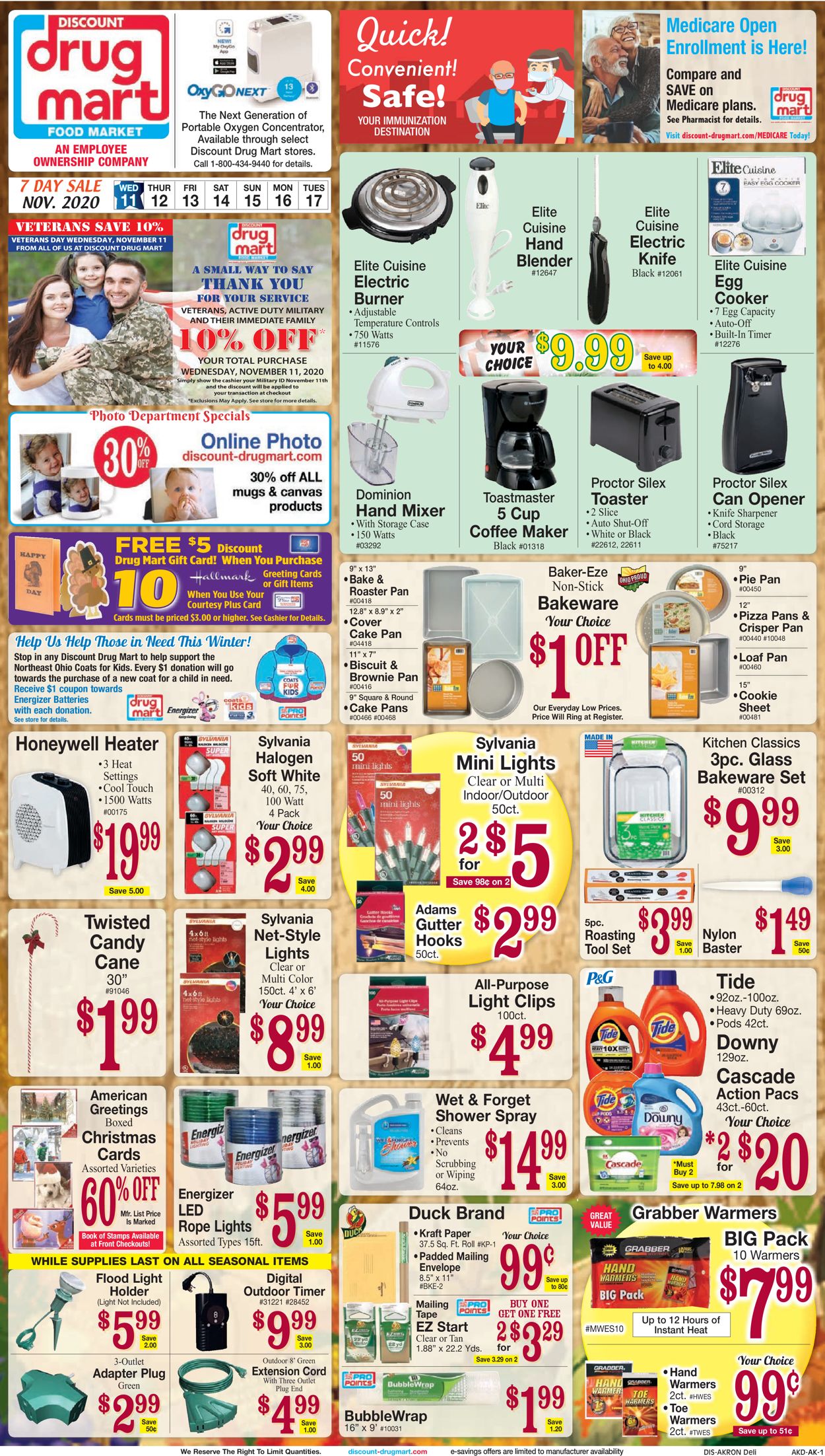 Discount Drug Mart Weekly Ad Circular - valid 11/11-11/17/2020