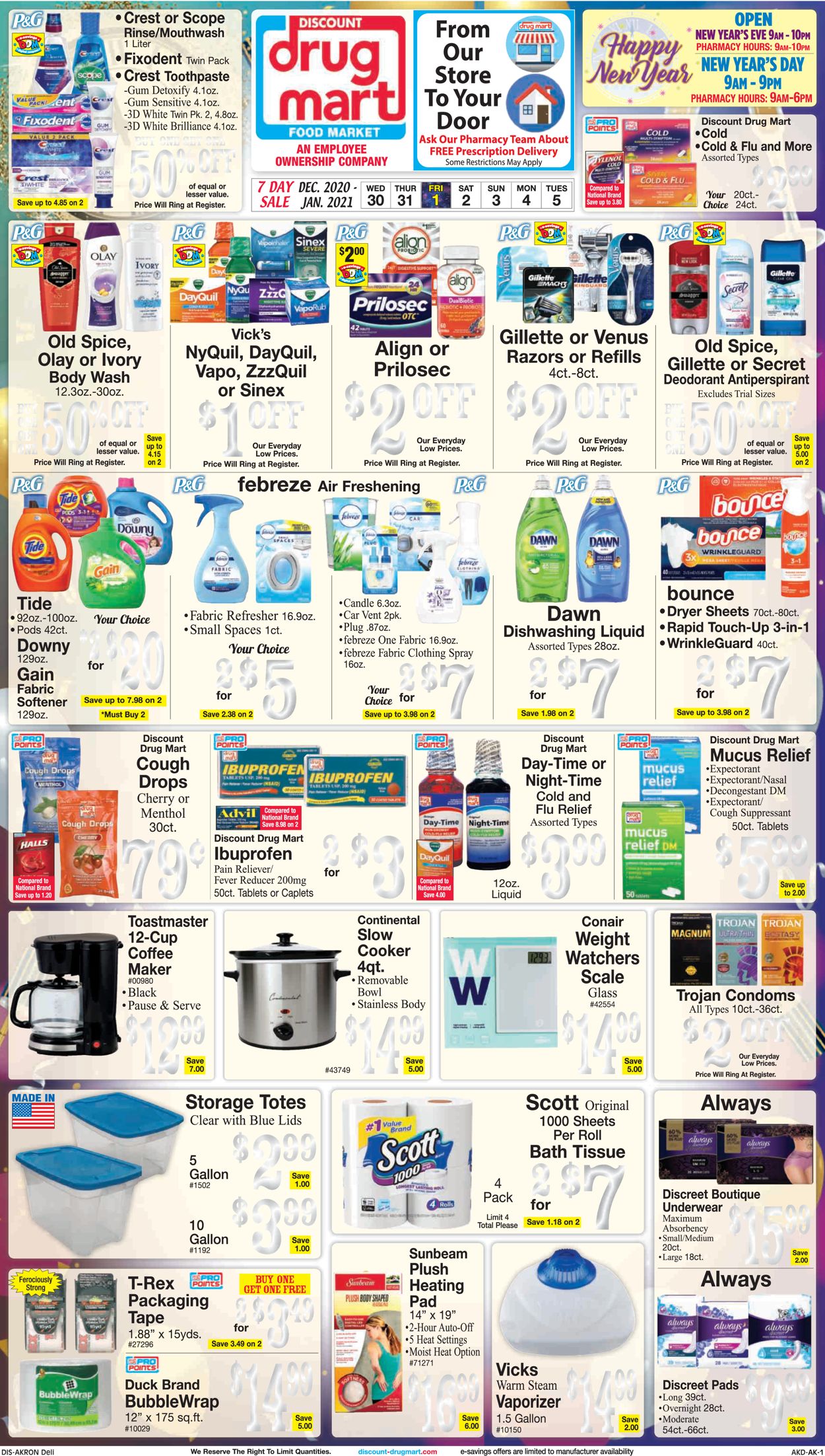 Discount Drug Mart Weekly Ad Circular - valid 12/30-01/05/2021
