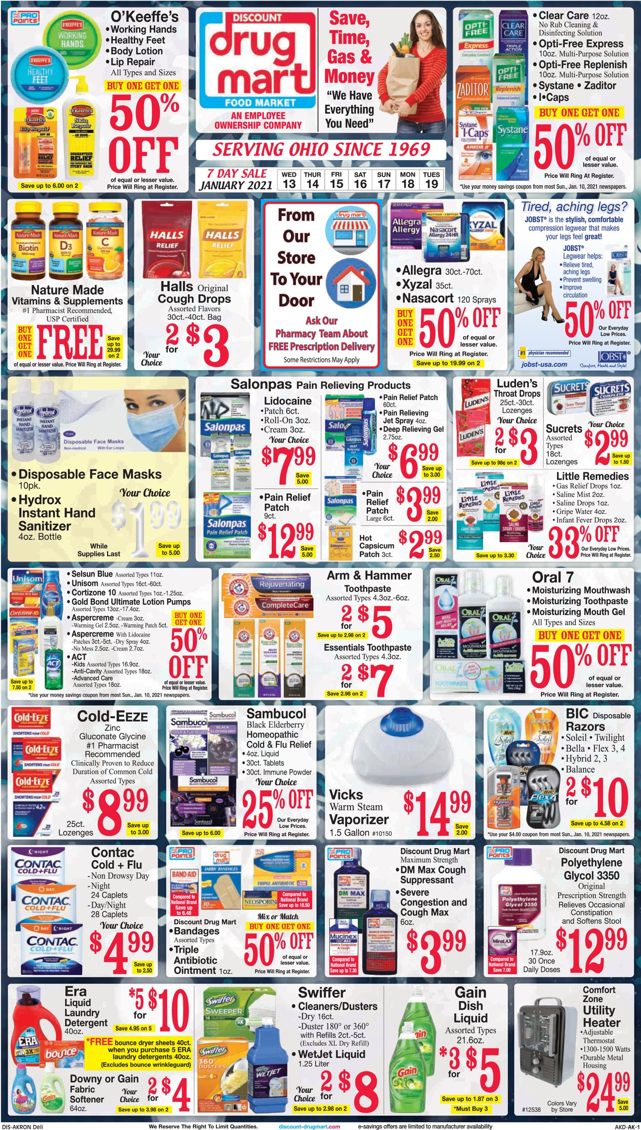Discount Drug Mart Weekly Ad Circular - valid 01/13-01/19/2021