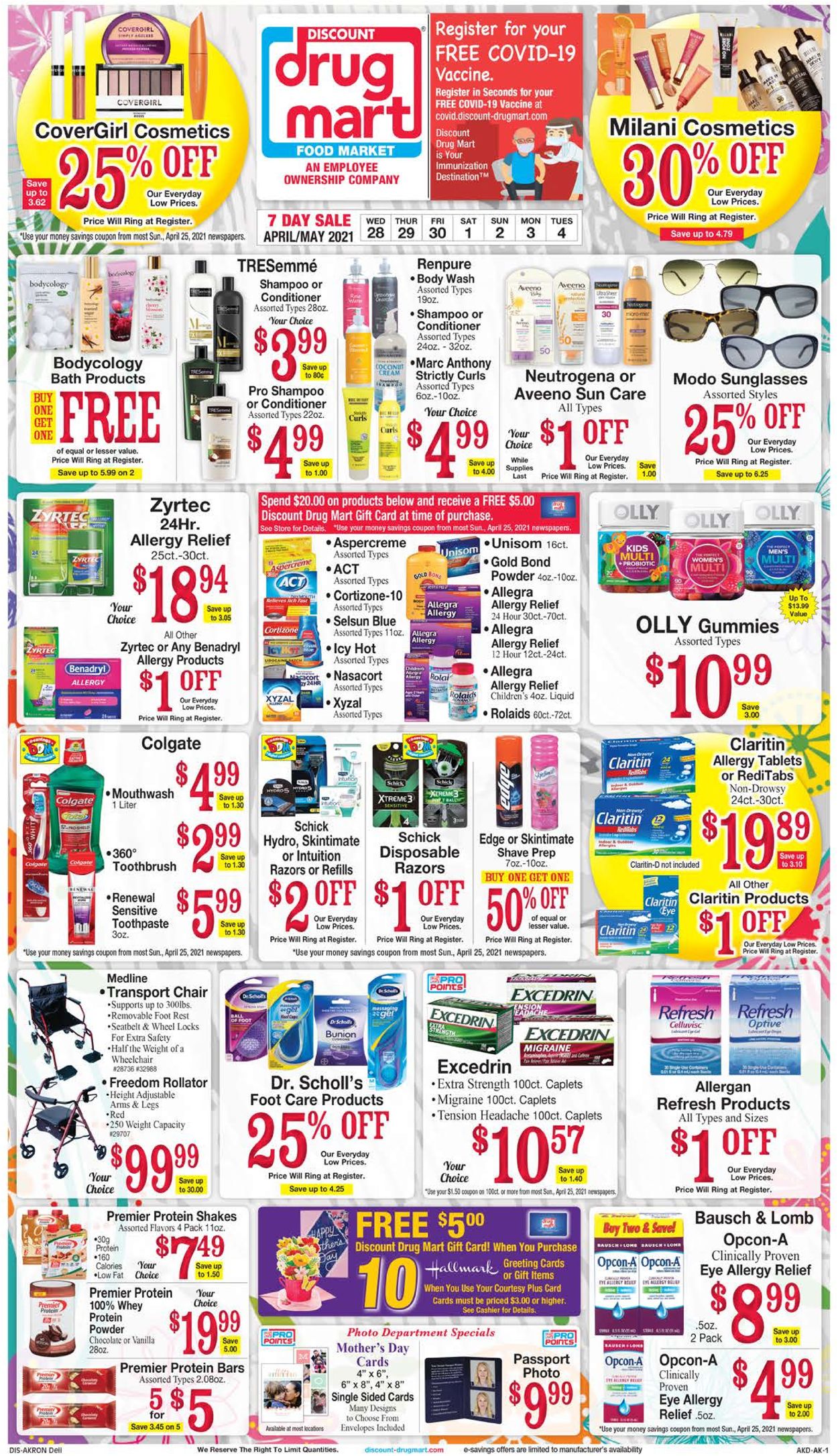 Discount Drug Mart Weekly Ad Circular - valid 04/28-05/04/2021