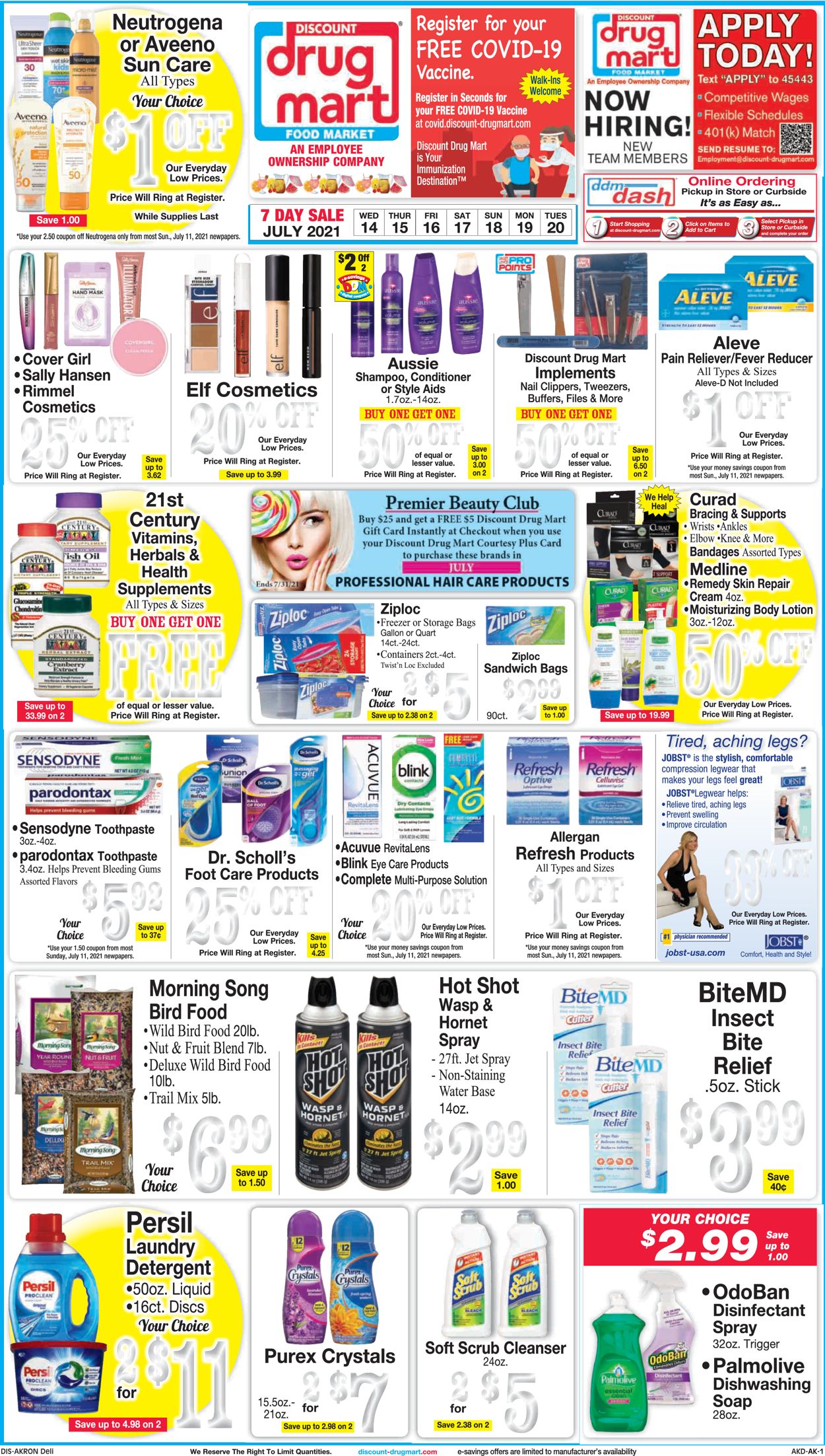 Discount Drug Mart Weekly Ad Circular - valid 07/14-07/20/2021