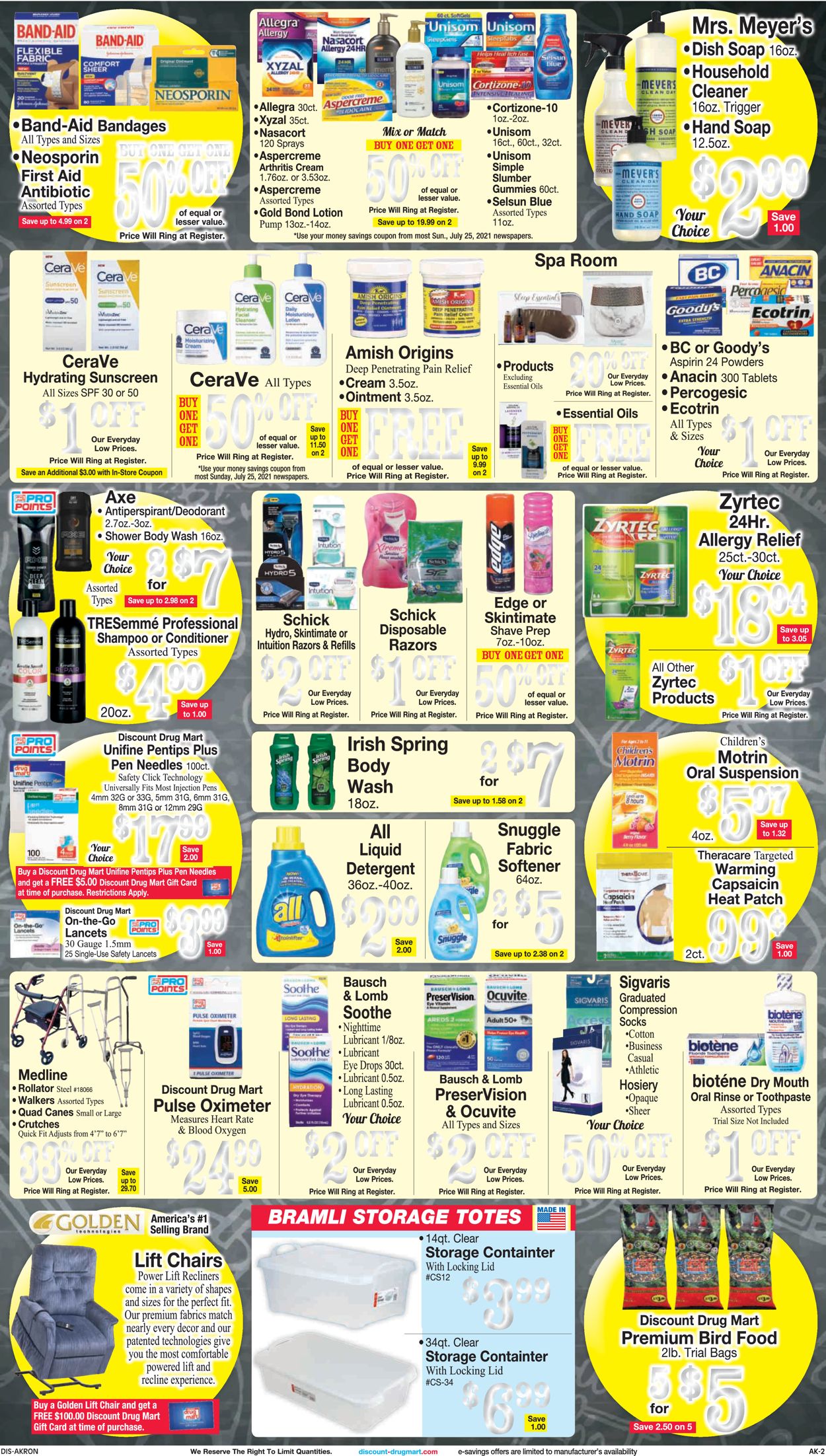Discount Drug Mart Weekly Ad Circular - valid 07/28-08/03/2021 (Page 2)