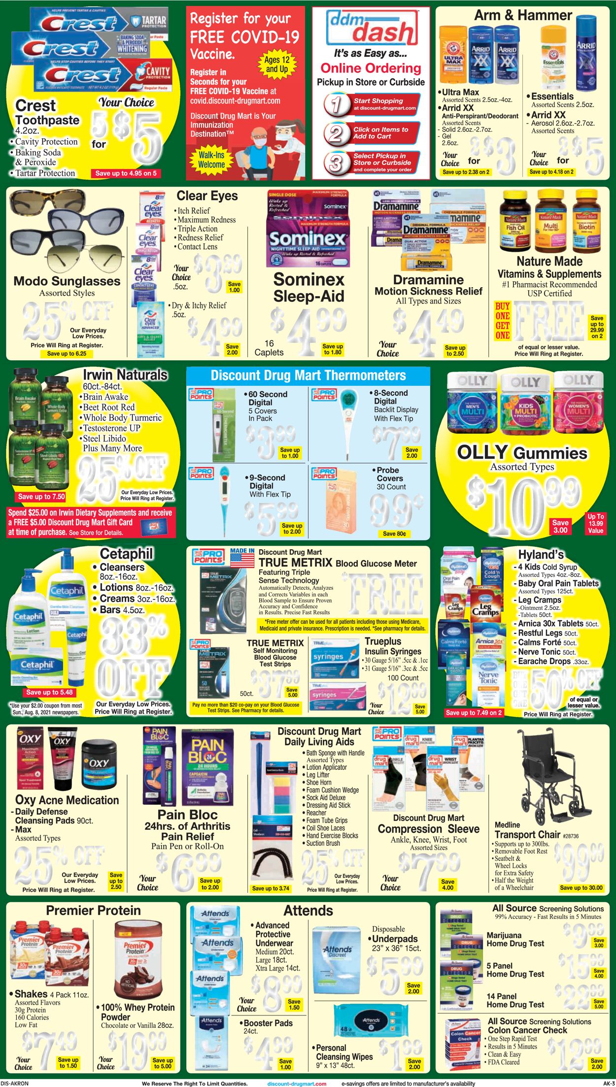 Discount Drug Mart Weekly Ad Circular - valid 08/11-08/17/2021 (Page 3)