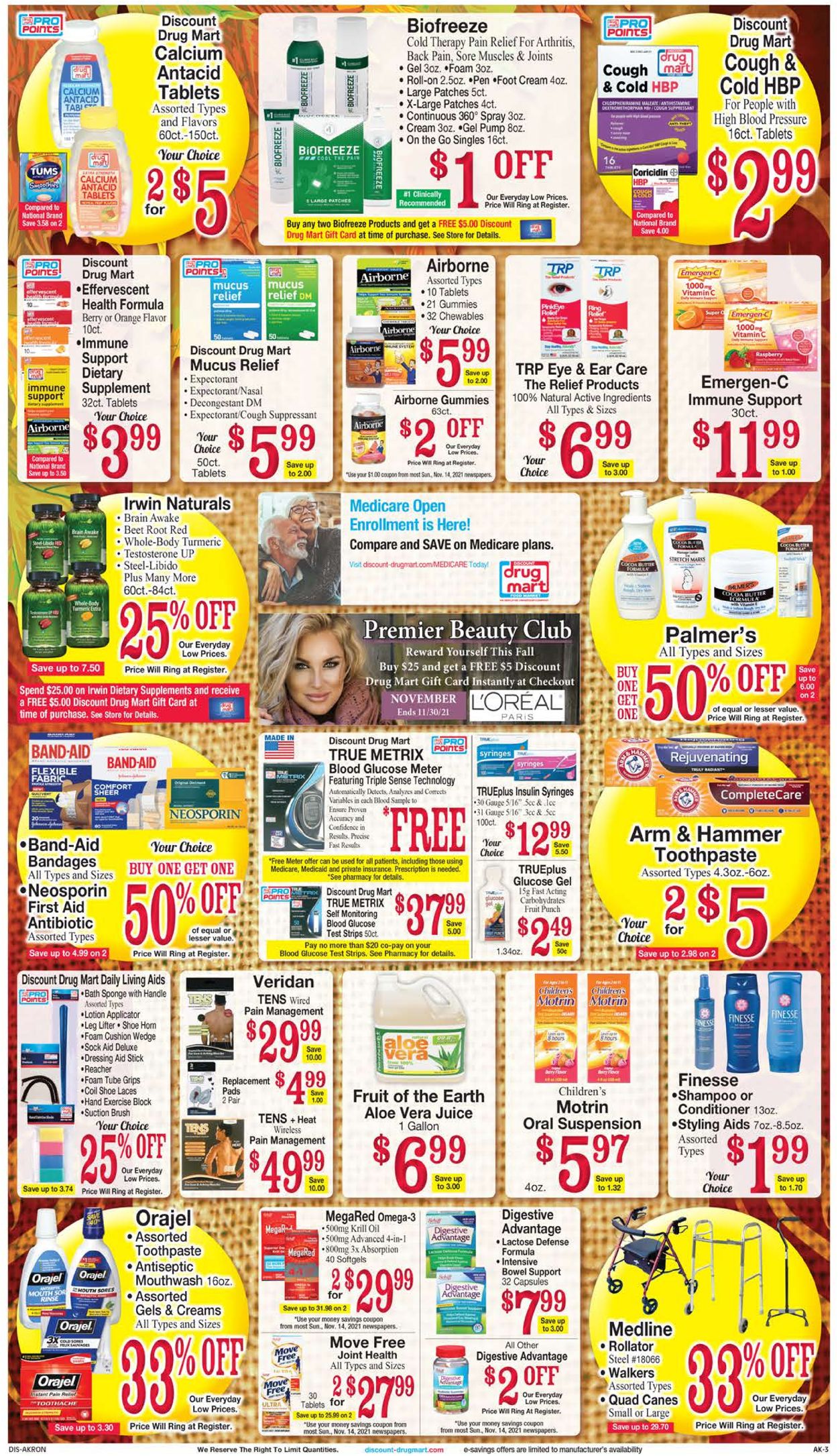 Discount Drug Mart Weekly Ad Circular - valid 11/17-11/23/2021 (Page 3)