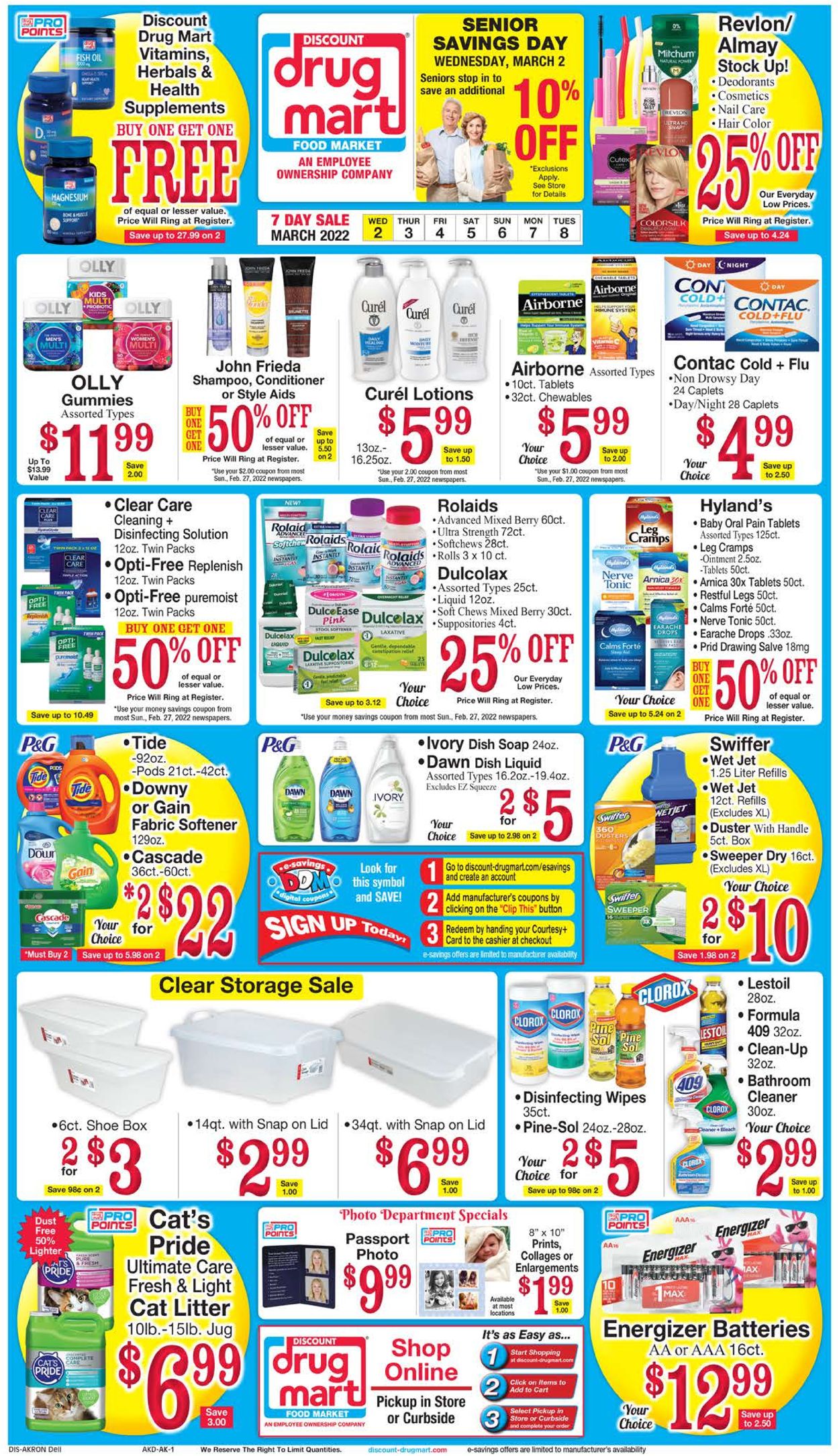 Discount Drug Mart Weekly Ad Circular - valid 03/02-03/08/2022