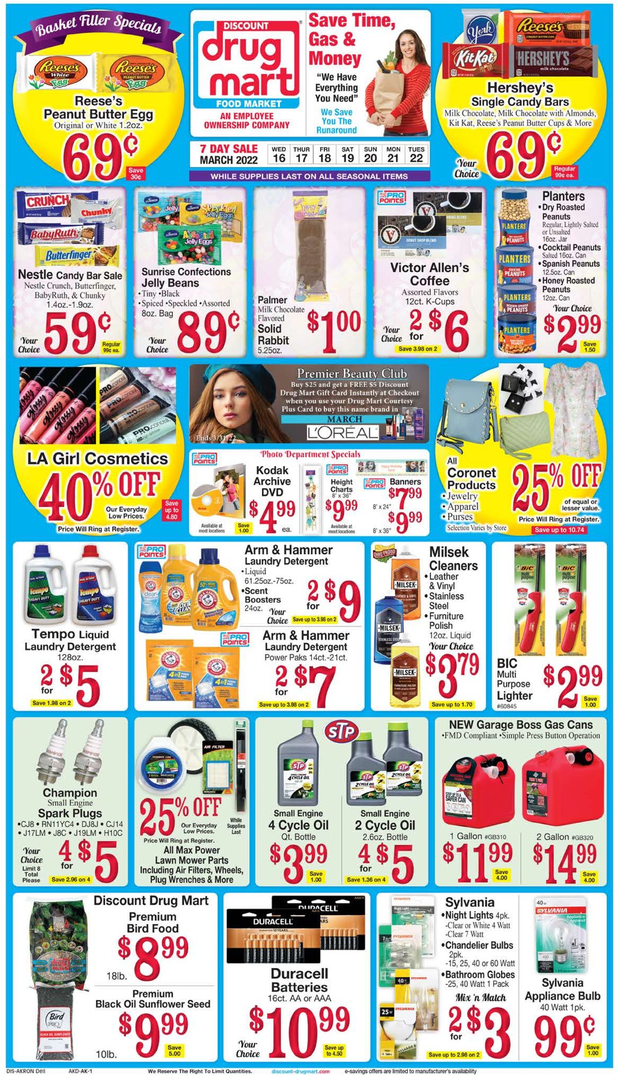 Discount Drug Mart Weekly Ad Circular - valid 03/16-03/22/2022