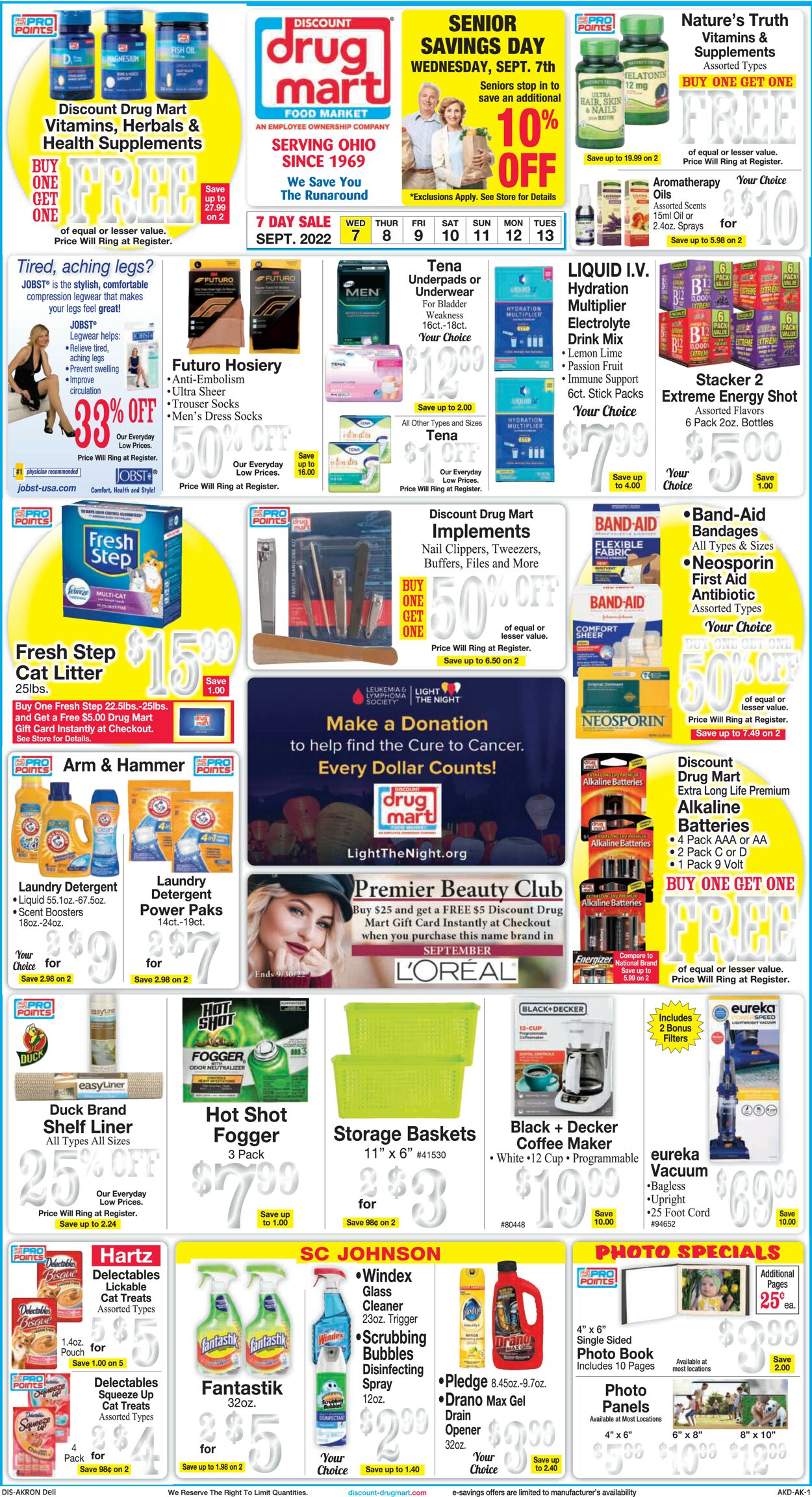 Discount Drug Mart Weekly Ad Circular - valid 09/07-09/13/2022