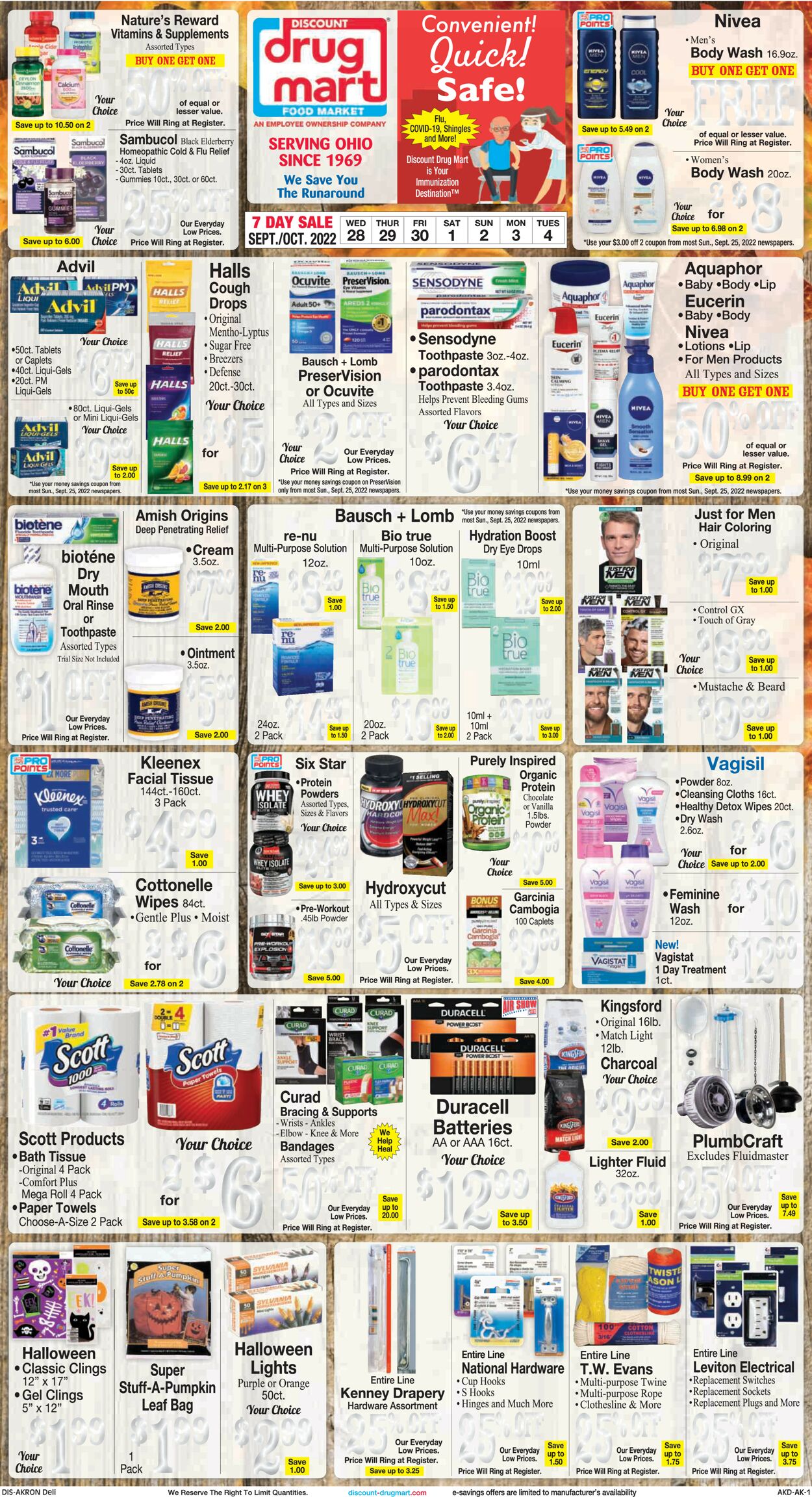 Discount Drug Mart Weekly Ad Circular - valid 09/28-10/04/2022