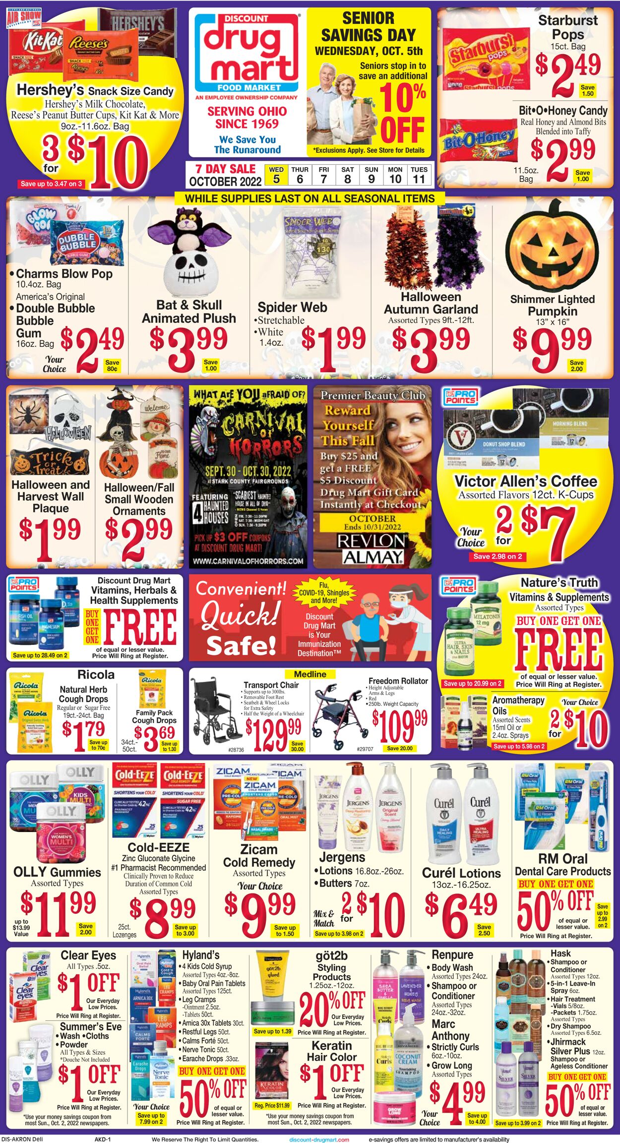 Discount Drug Mart Weekly Ad Circular - valid 10/05-10/11/2022