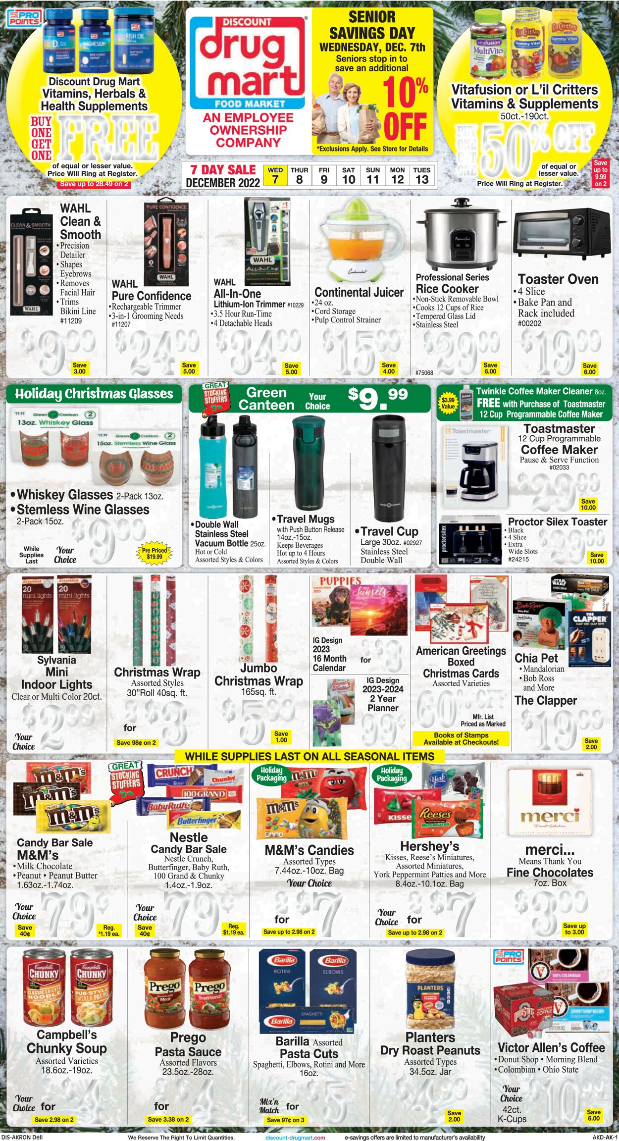 Discount Drug Mart Weekly Ad Circular - valid 12/07-12/13/2022