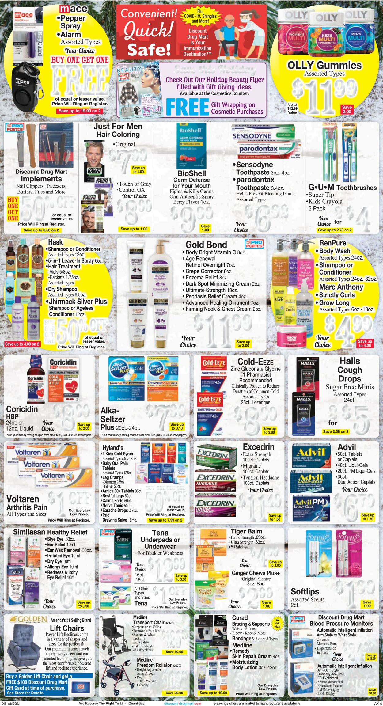 Discount Drug Mart Weekly Ad Circular - valid 12/07-12/13/2022 (Page 4)