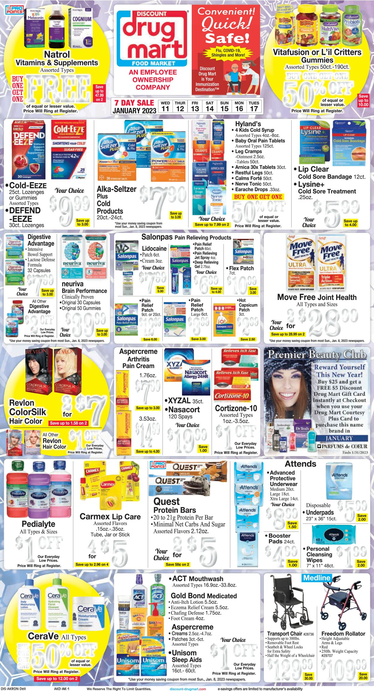 Discount Drug Mart Weekly Ad Circular - valid 01/11-01/17/2023