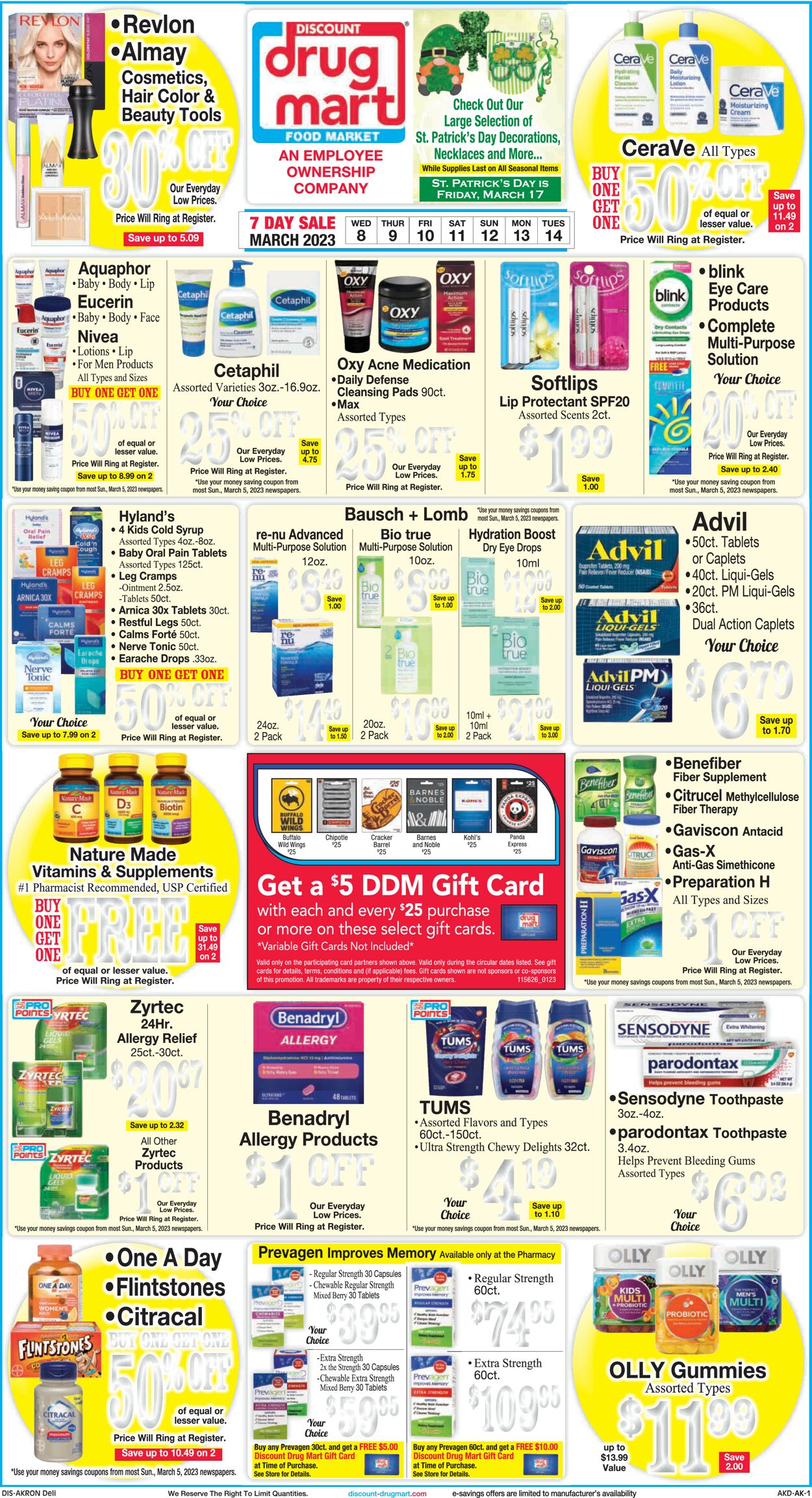 Discount Drug Mart Weekly Ad Circular - valid 03/08-03/14/2023