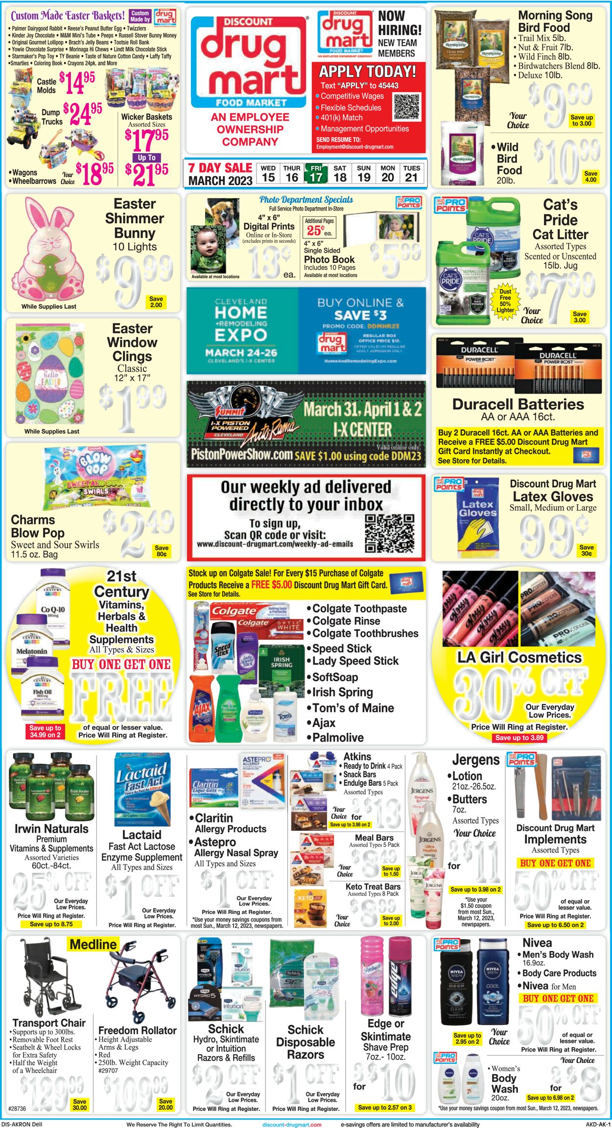 Discount Drug Mart Weekly Ad Circular - valid 03/15-03/21/2023