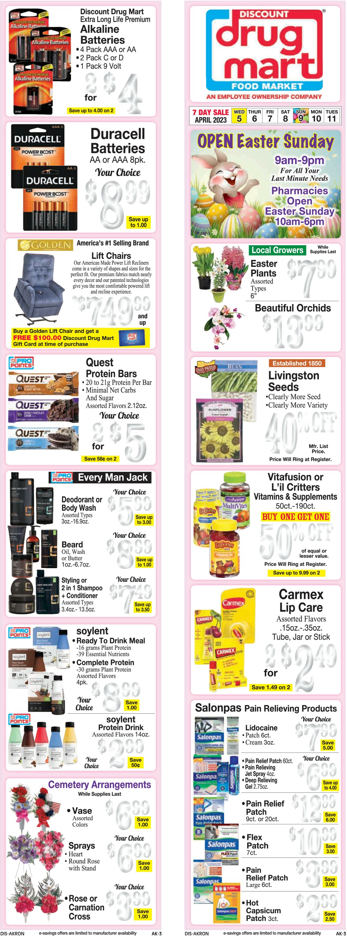 Discount Drug Mart Weekly Ad Circular - valid 04/05-04/11/2023 (Page 3)