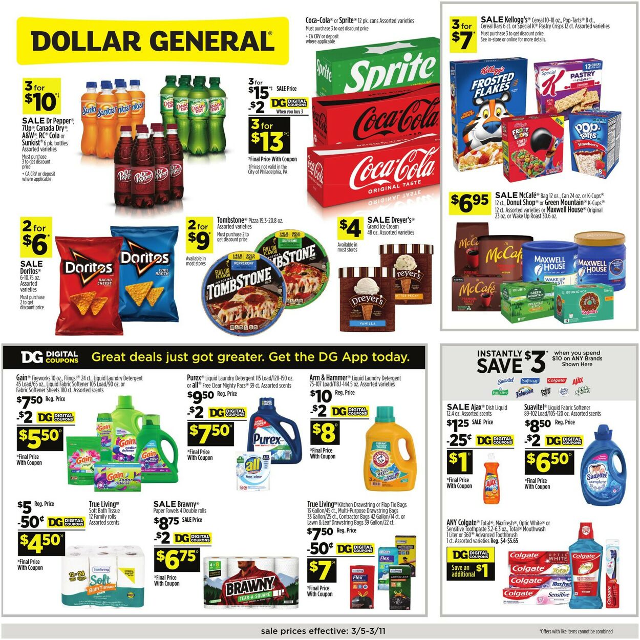 Dollar General Weekly Ad Circular - valid 03/05-03/11/2023