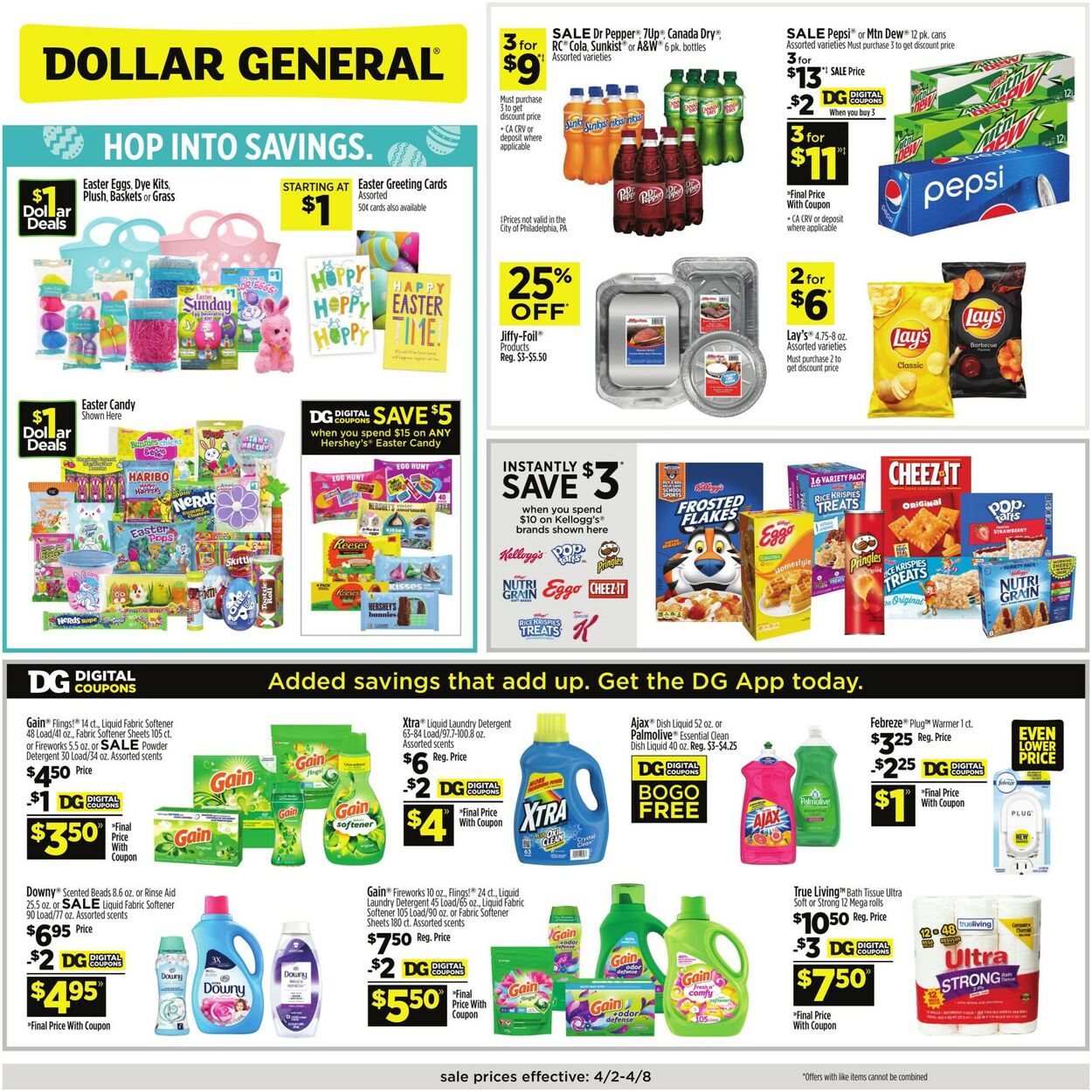 Dollar General Weekly Ad Circular - valid 04/02-04/08/2023
