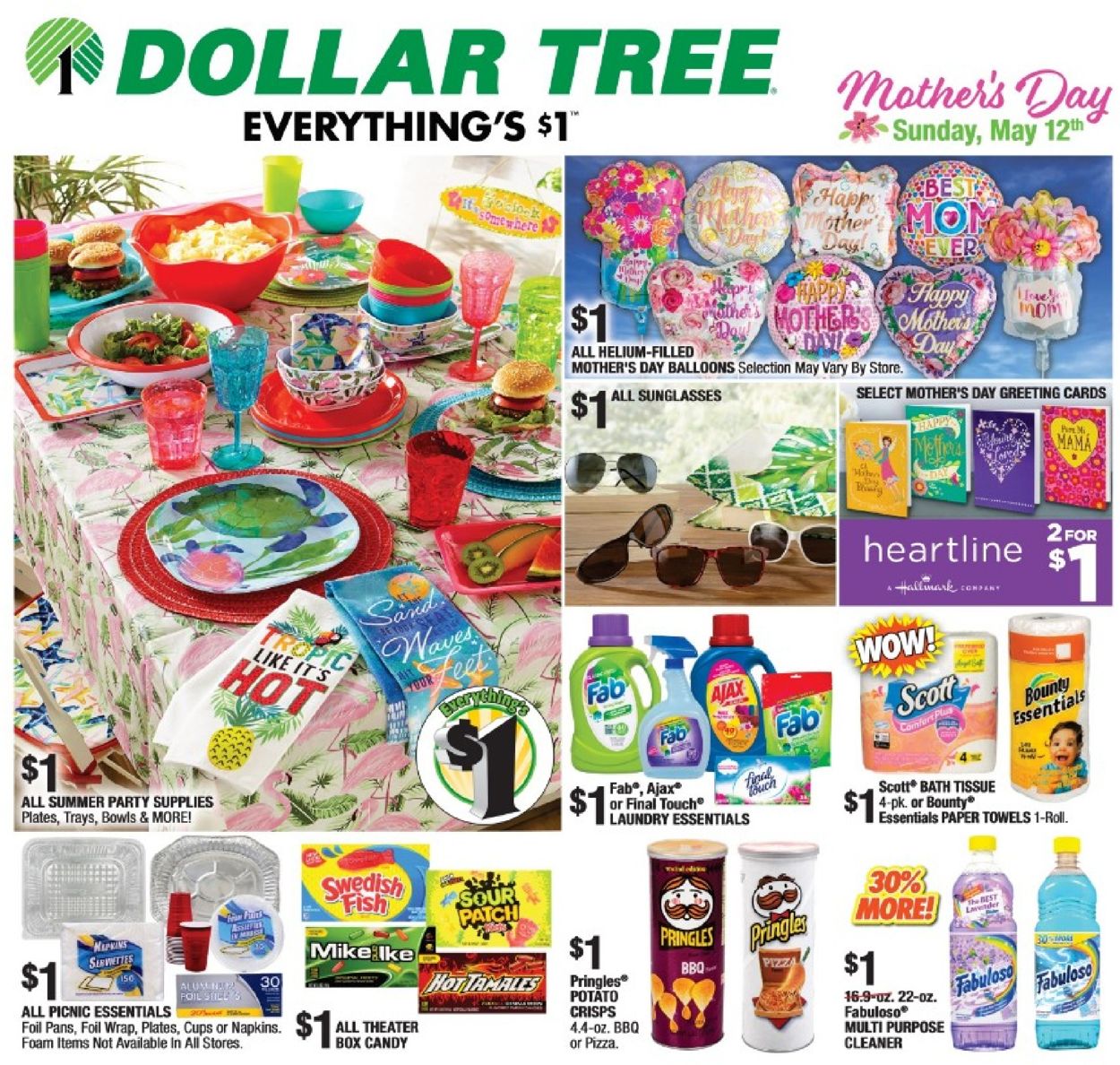 Dollar Tree Weekly Ad Circular - valid 04/28-05/12/2019