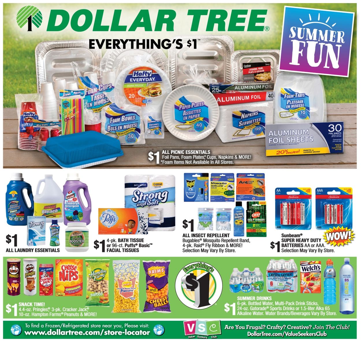 Dollar Tree Weekly Ad Circular - valid 05/28-06/08/2019