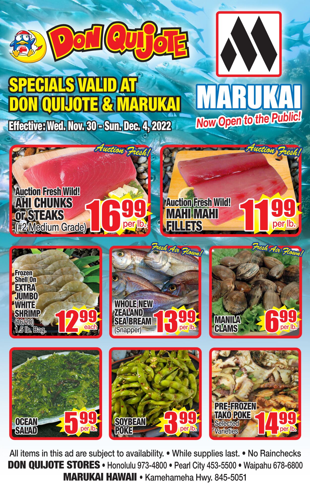 Don Quijote Hawaii Weekly Ad Circular - valid 11/30-12/06/2022 (Page 7)