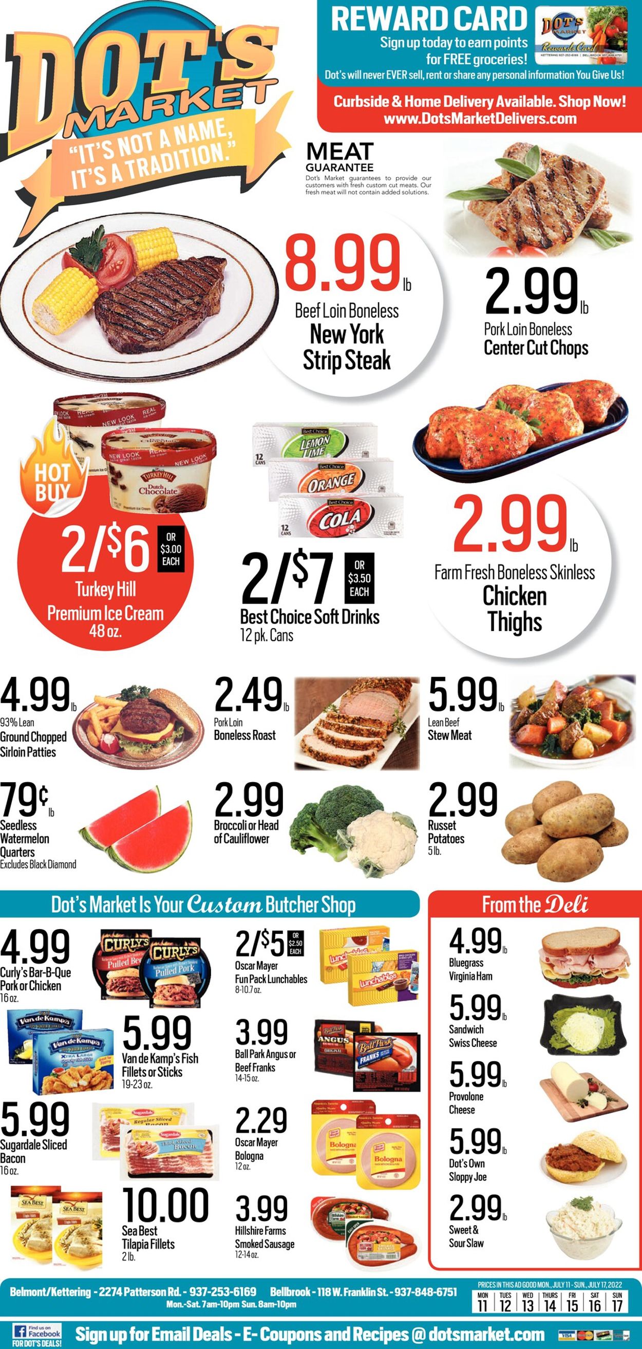 Dot's Market Weekly Ad Circular - valid 07/11-07/17/2022