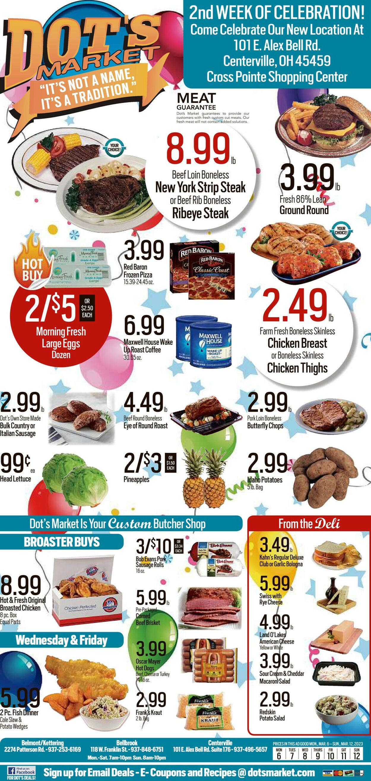 Dot's Market Weekly Ad Circular - valid 03/06-03/12/2023
