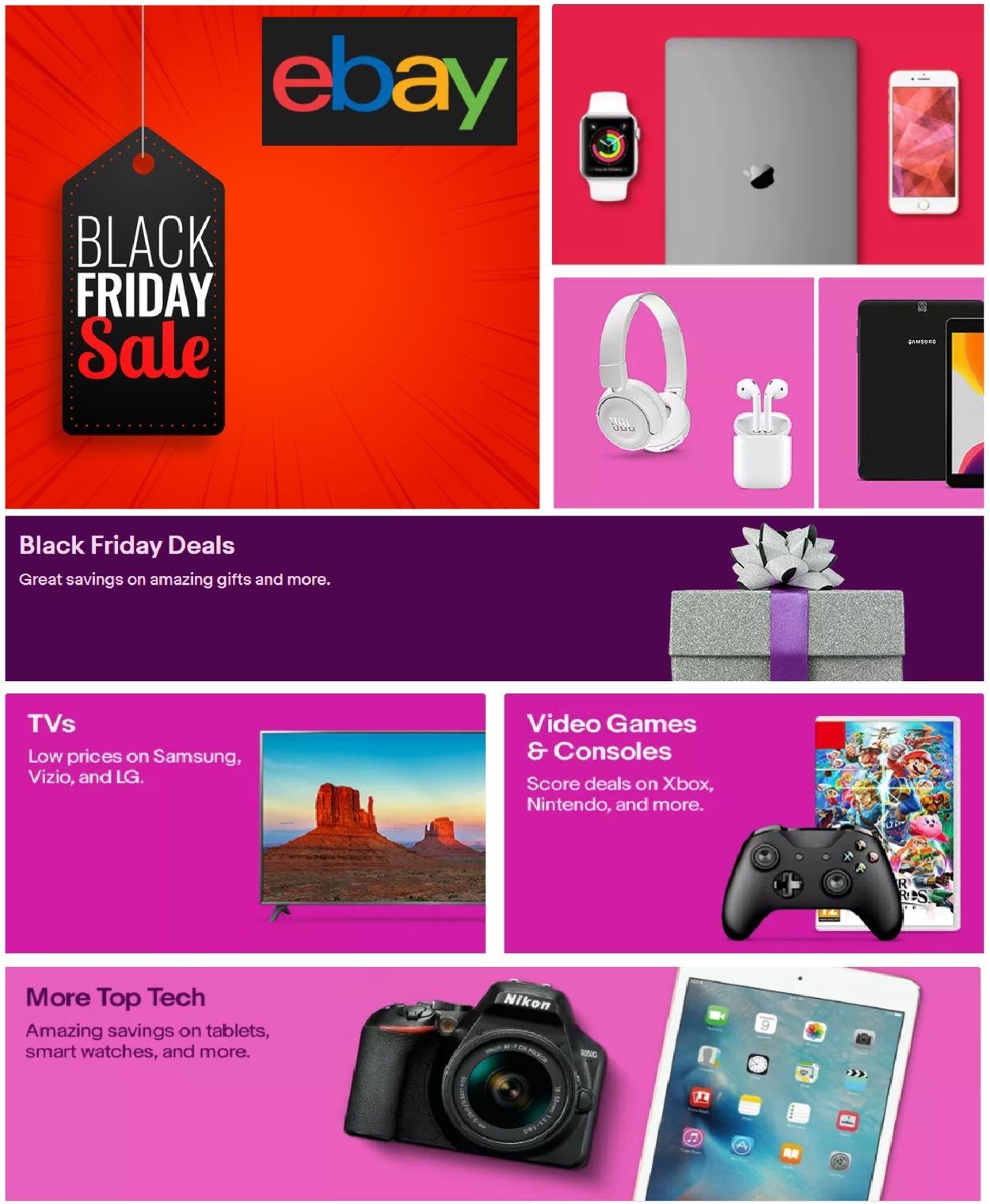 ebay Black Friday 2020 Weekly Ad Circular - valid 11/13-11/24/2020