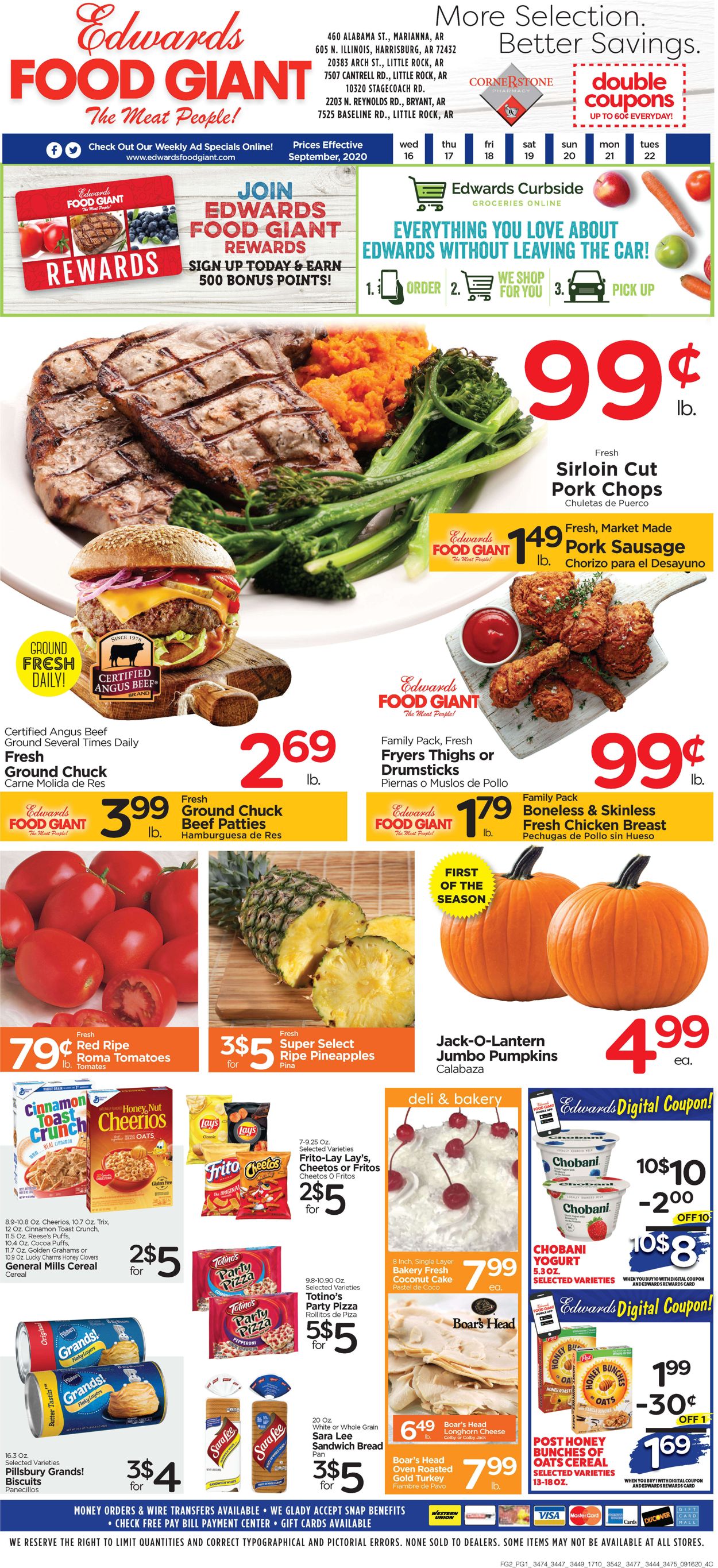 Edwards Food Giant Weekly Ad Circular - valid 09/16-09/22/2020