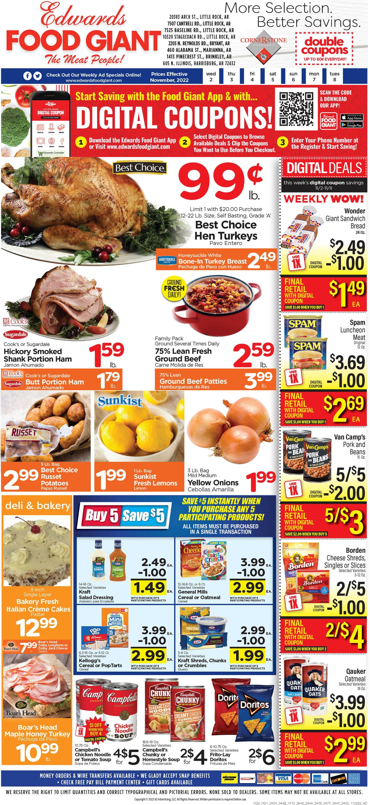 Edwards Food Giant Weekly Ad Circular - valid 11/02-11/08/2022