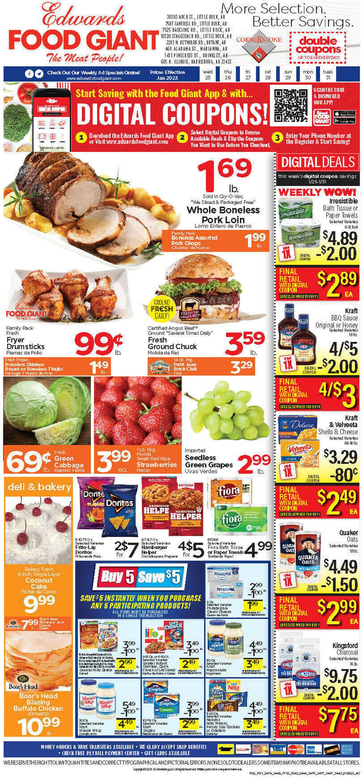 Edwards Food Giant Weekly Ad Circular - valid 01/25-01/31/2023