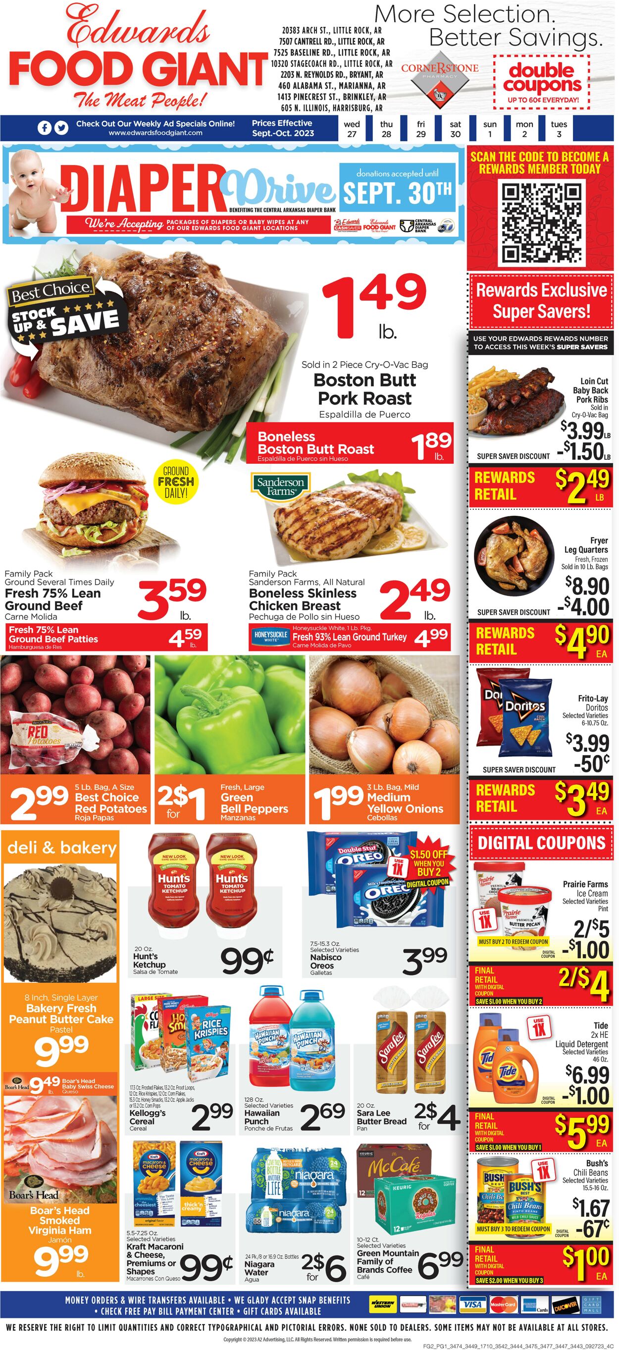 Edwards Food Giant Weekly Ad Circular - valid 09/27-10/03/2023