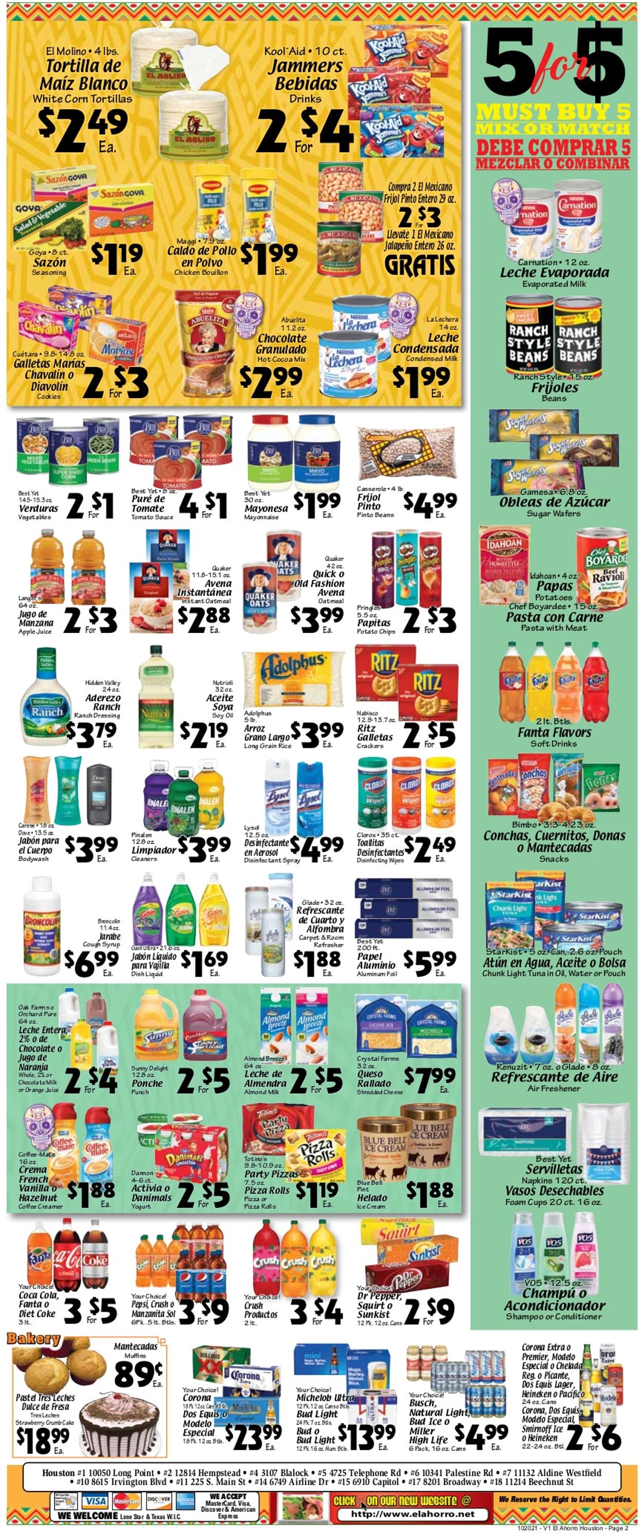 El Ahorro Supermarket Weekly Ad Circular - valid 10/20-10/26/2021 (Page 2)