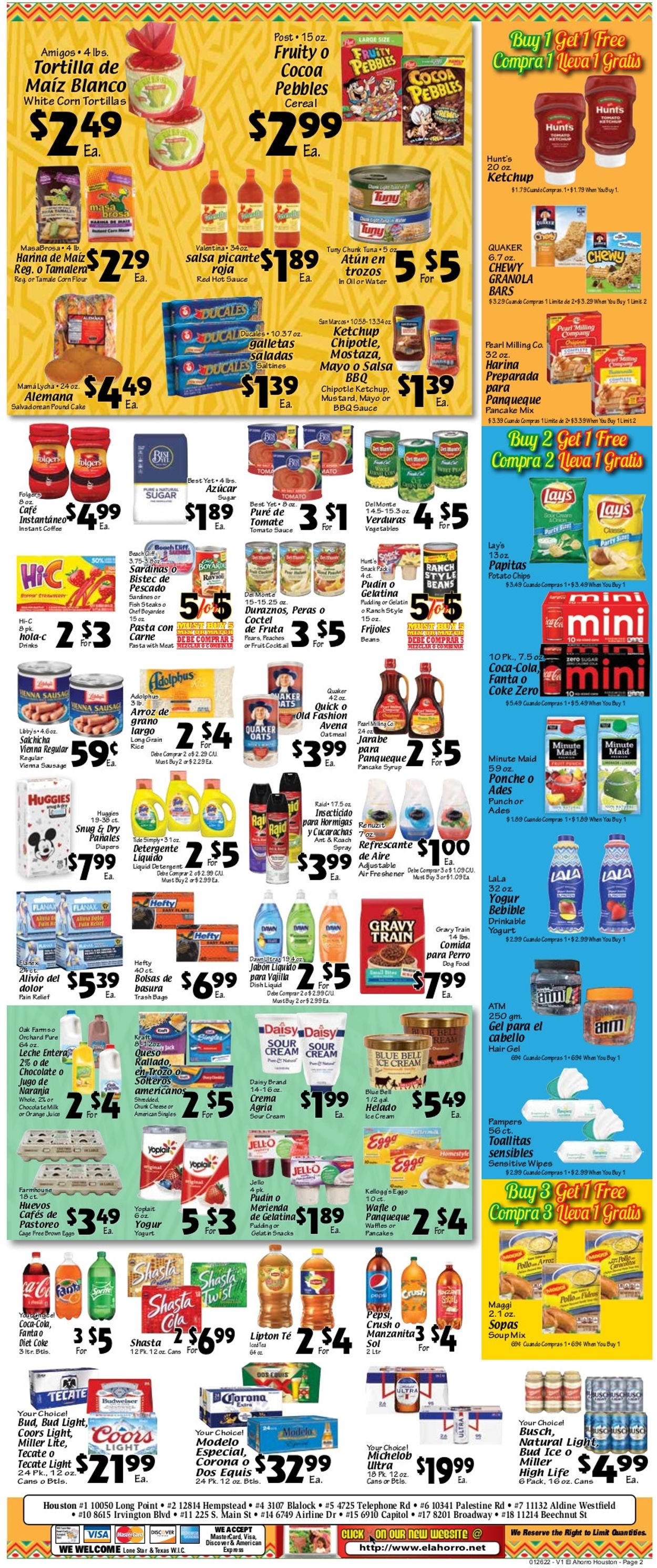 El Ahorro Supermarket Weekly Ad Circular - valid 01/26-02/01/2022 (Page 2)