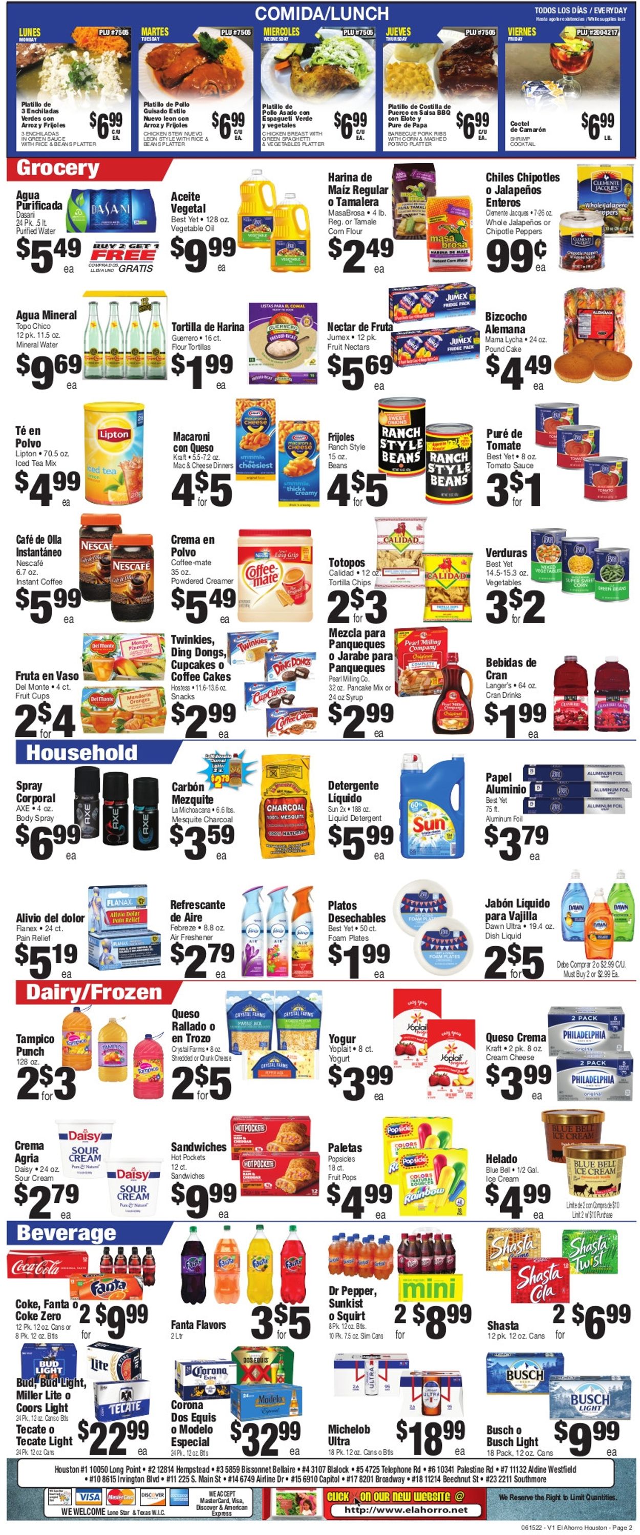 El Ahorro Supermarket Weekly Ad Circular - valid 06/15-06/21/2022 (Page 2)