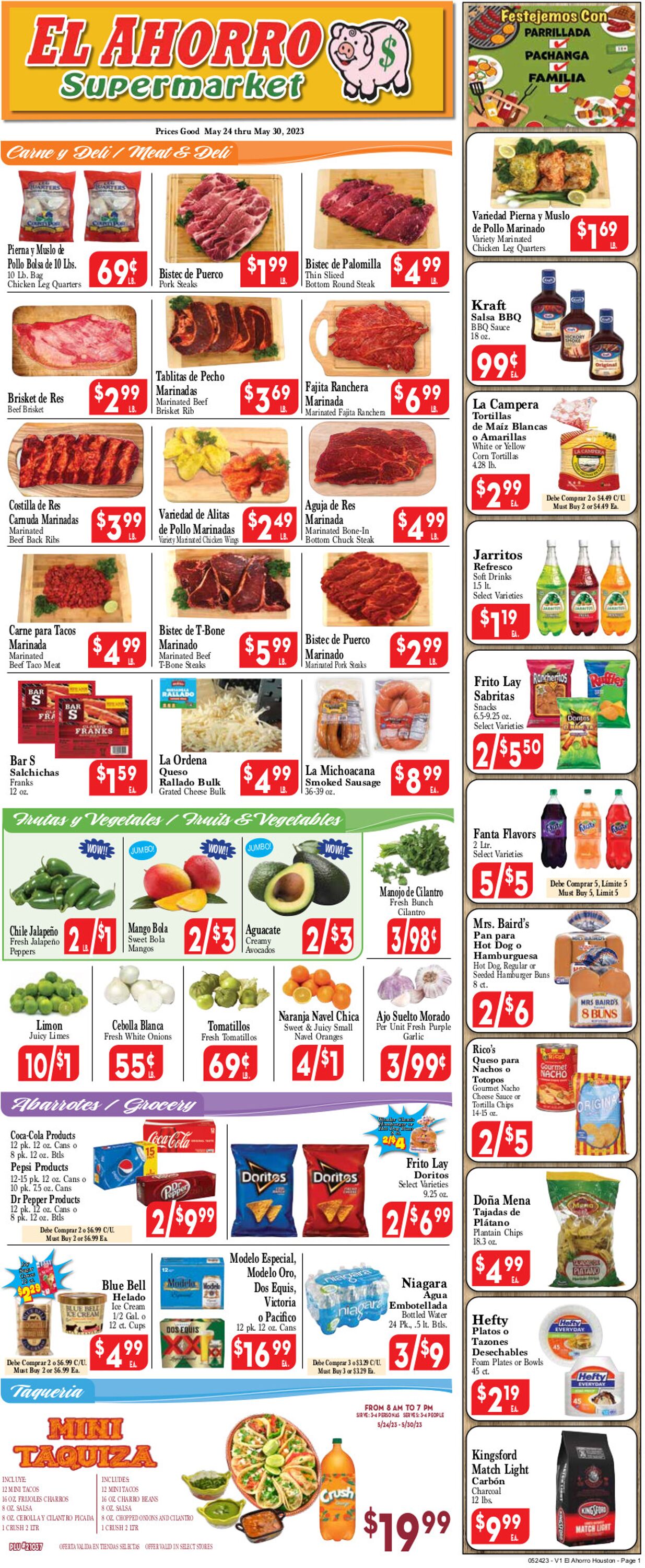 El Ahorro Supermarket Weekly Ad Circular - valid 05/24-05/31/2023