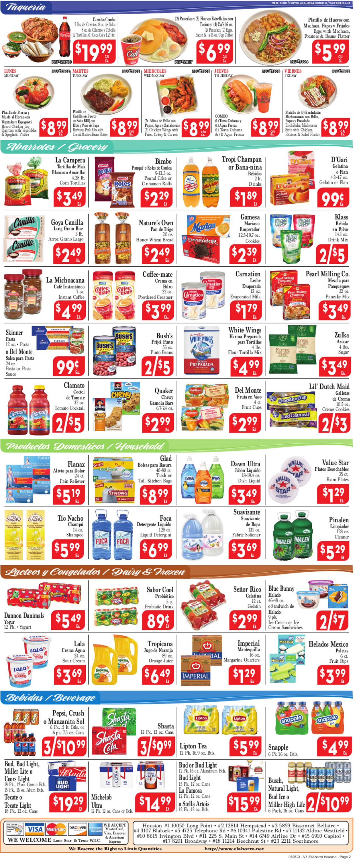 El Ahorro Supermarket Weekly Ad Circular - valid 06/07-06/13/2023 (Page 2)