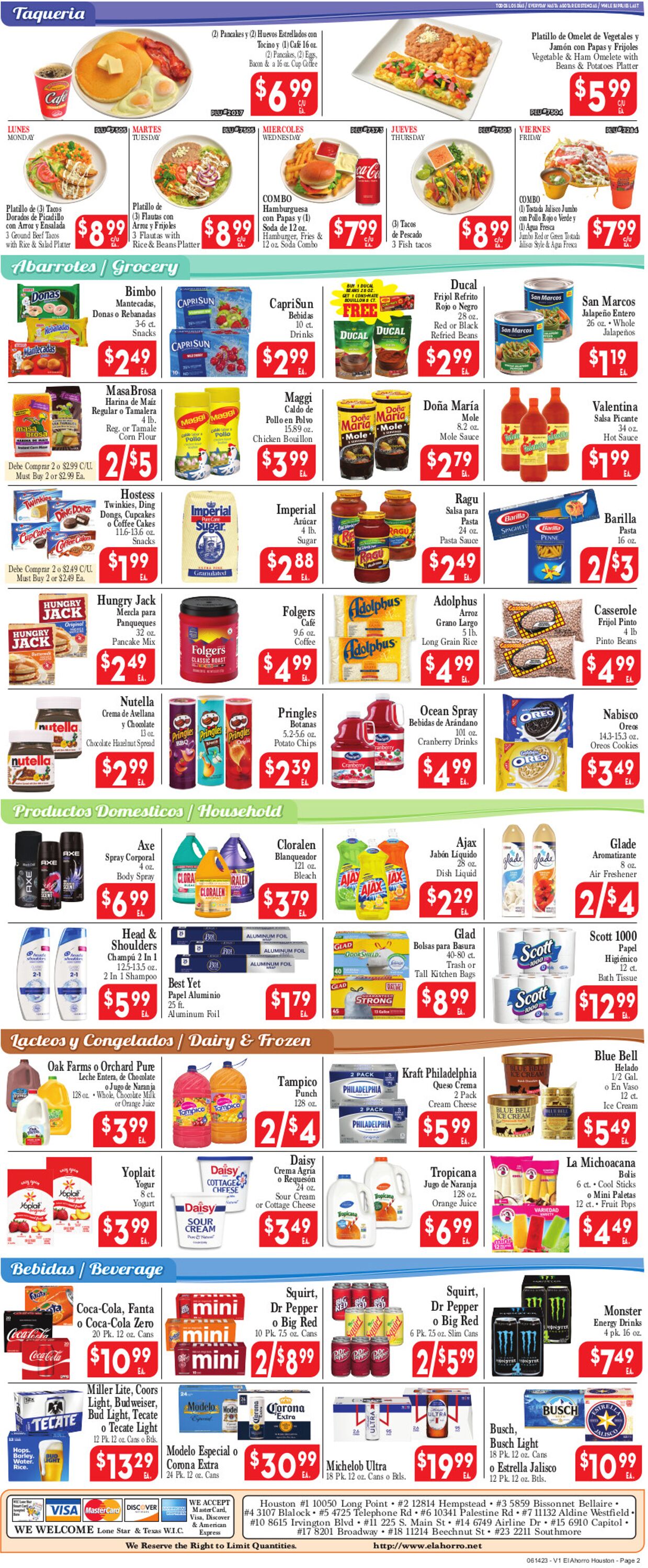 El Ahorro Supermarket Weekly Ad Circular - valid 06/14-06/20/2023 (Page 2)