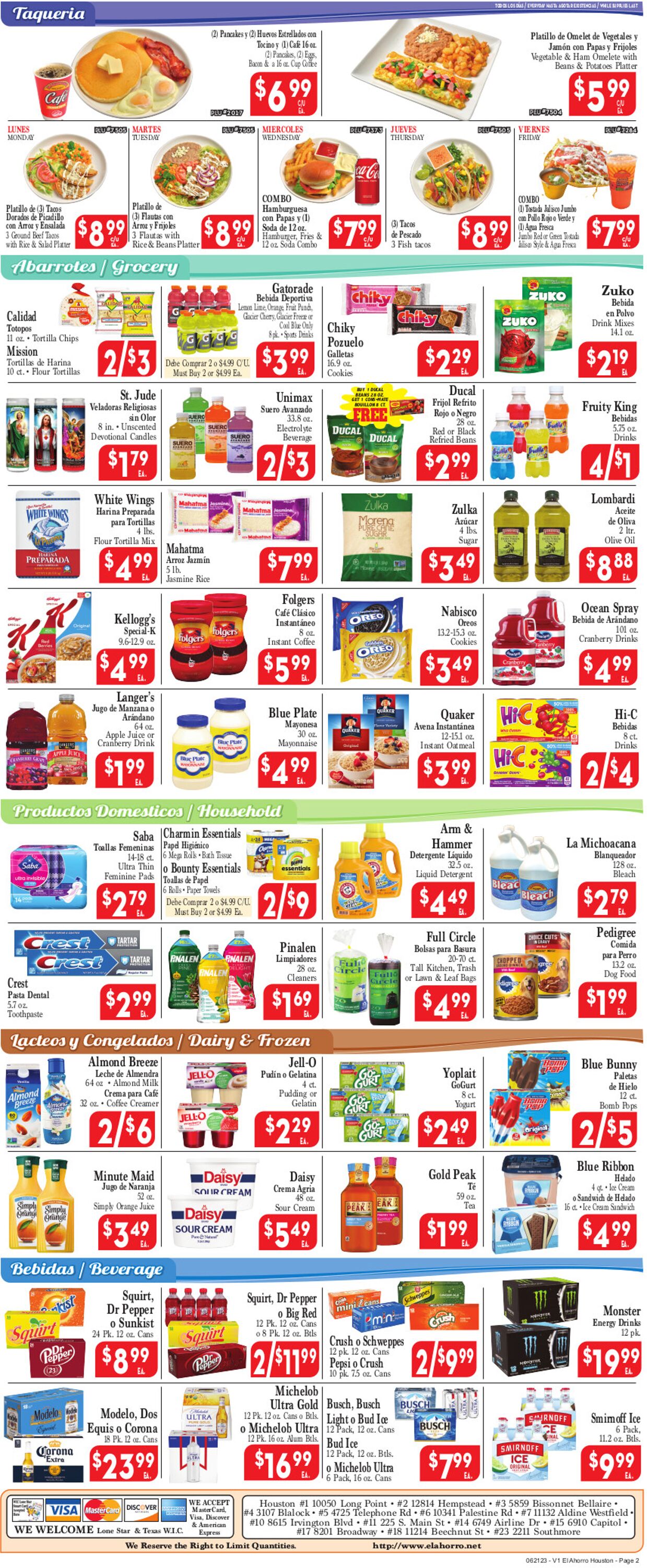 El Ahorro Supermarket Weekly Ad Circular - valid 06/14-06/20/2023 (Page 2)