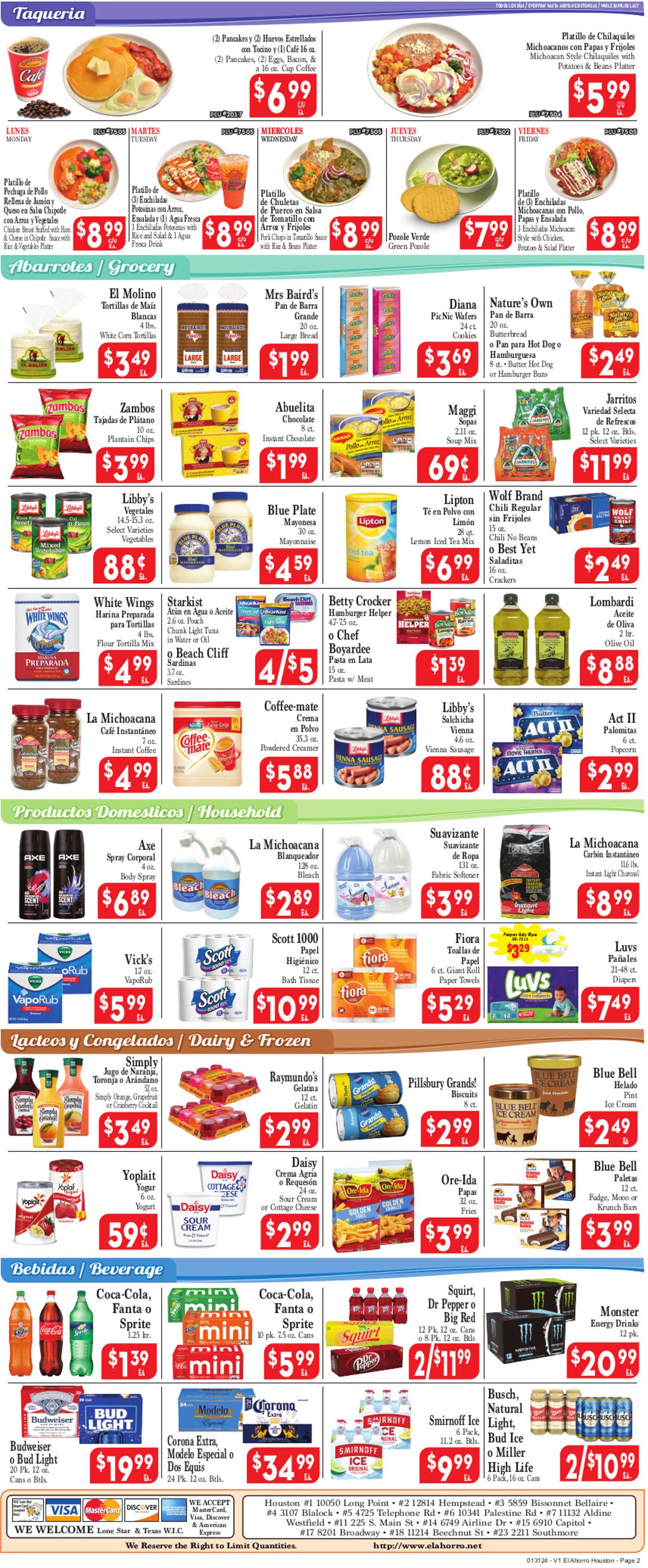 El Ahorro Supermarket Weekly Ad Circular - valid 01/31-02/07/2024 (Page 2)