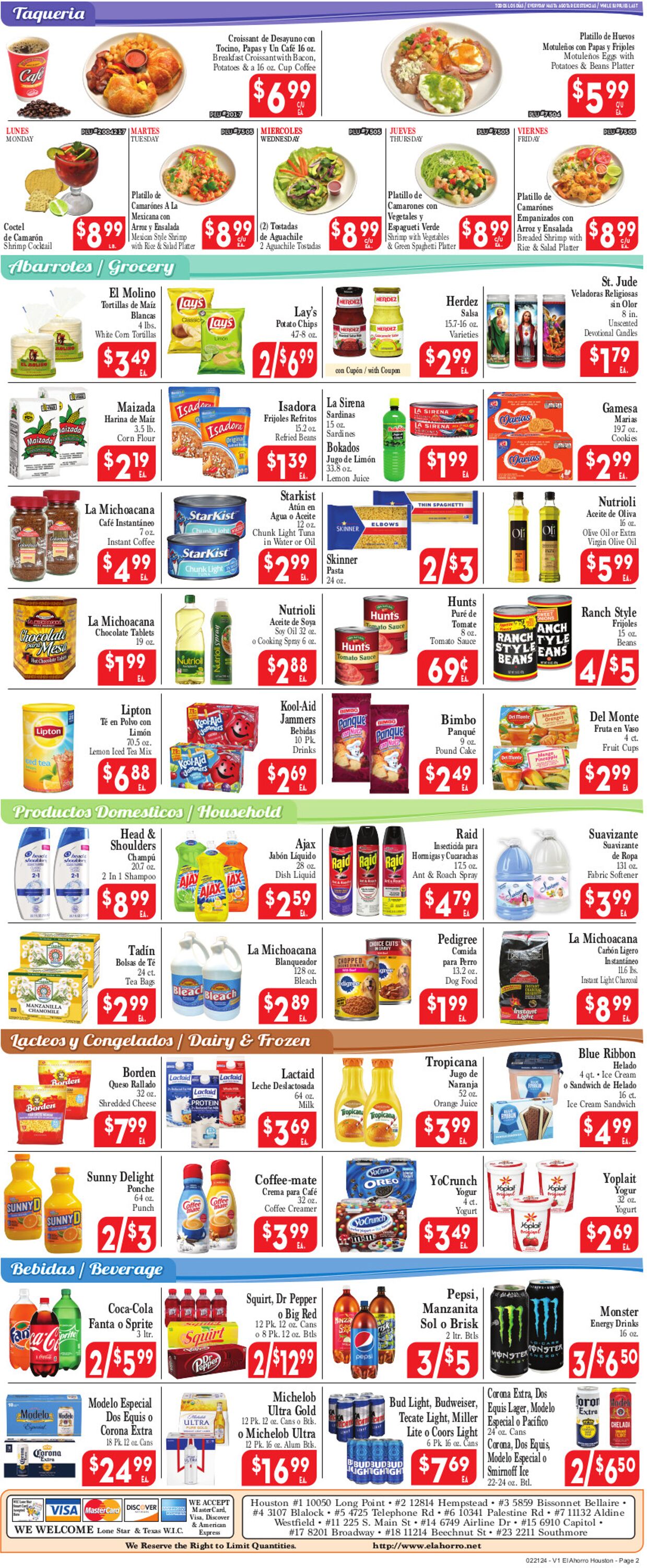 El Ahorro Supermarket Weekly Ad Circular - valid 02/21-02/28/2024 (Page 2)