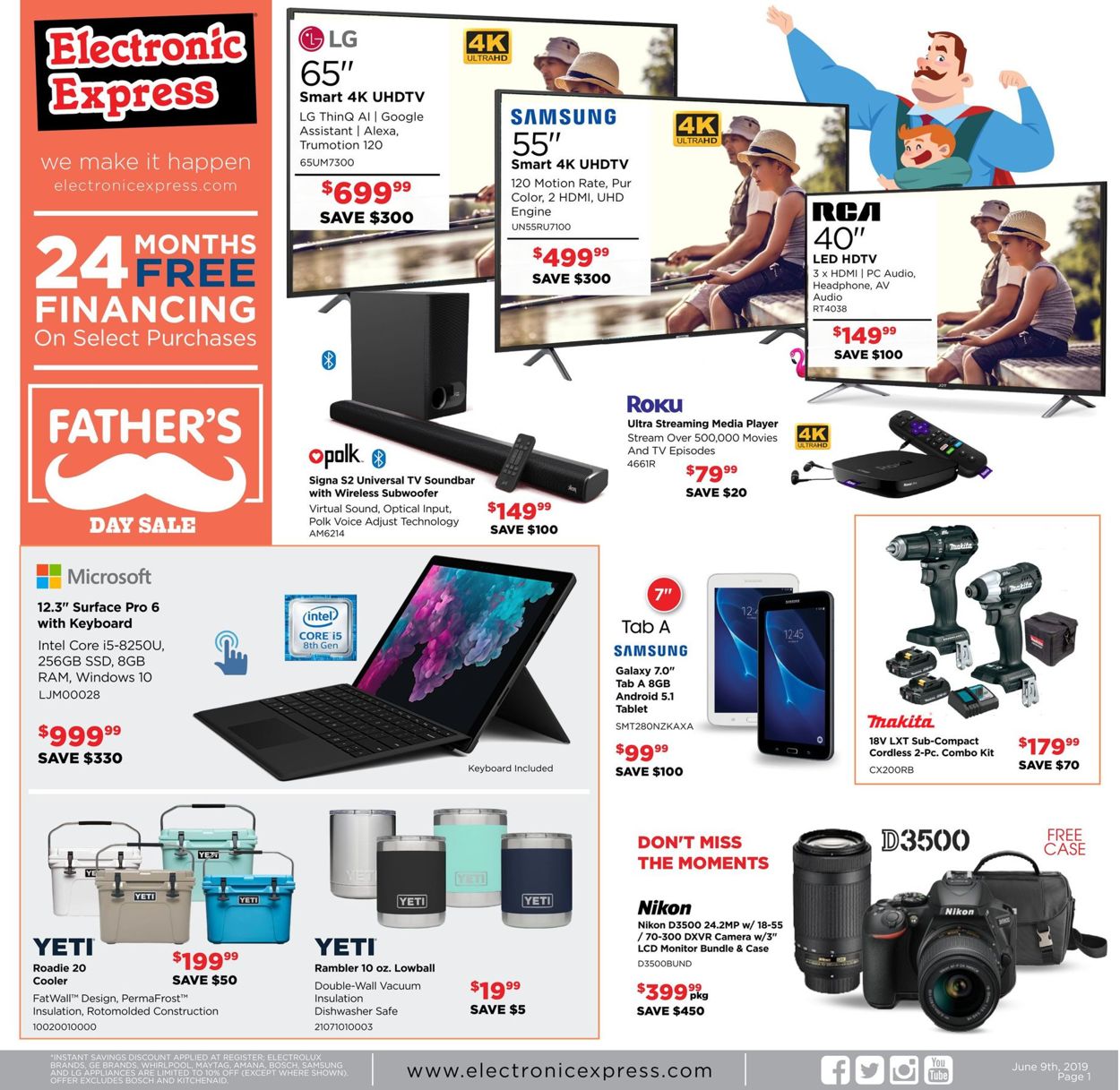 Electronic Express Weekly Ad Circular - valid 06/09-06/15/2019